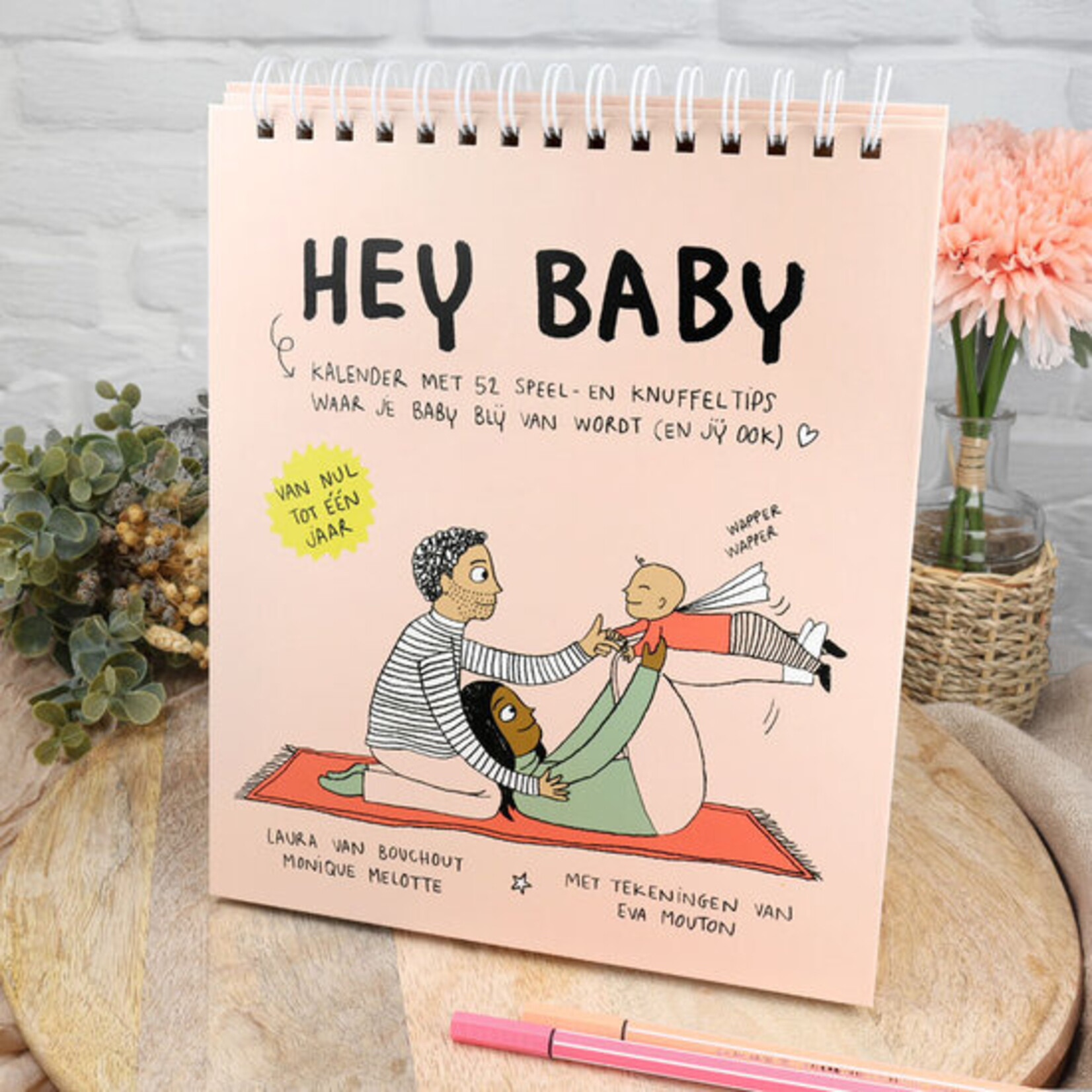 Eva Mouton Eva Mouton - Hey Baby Kalender, van nul tot één jaar