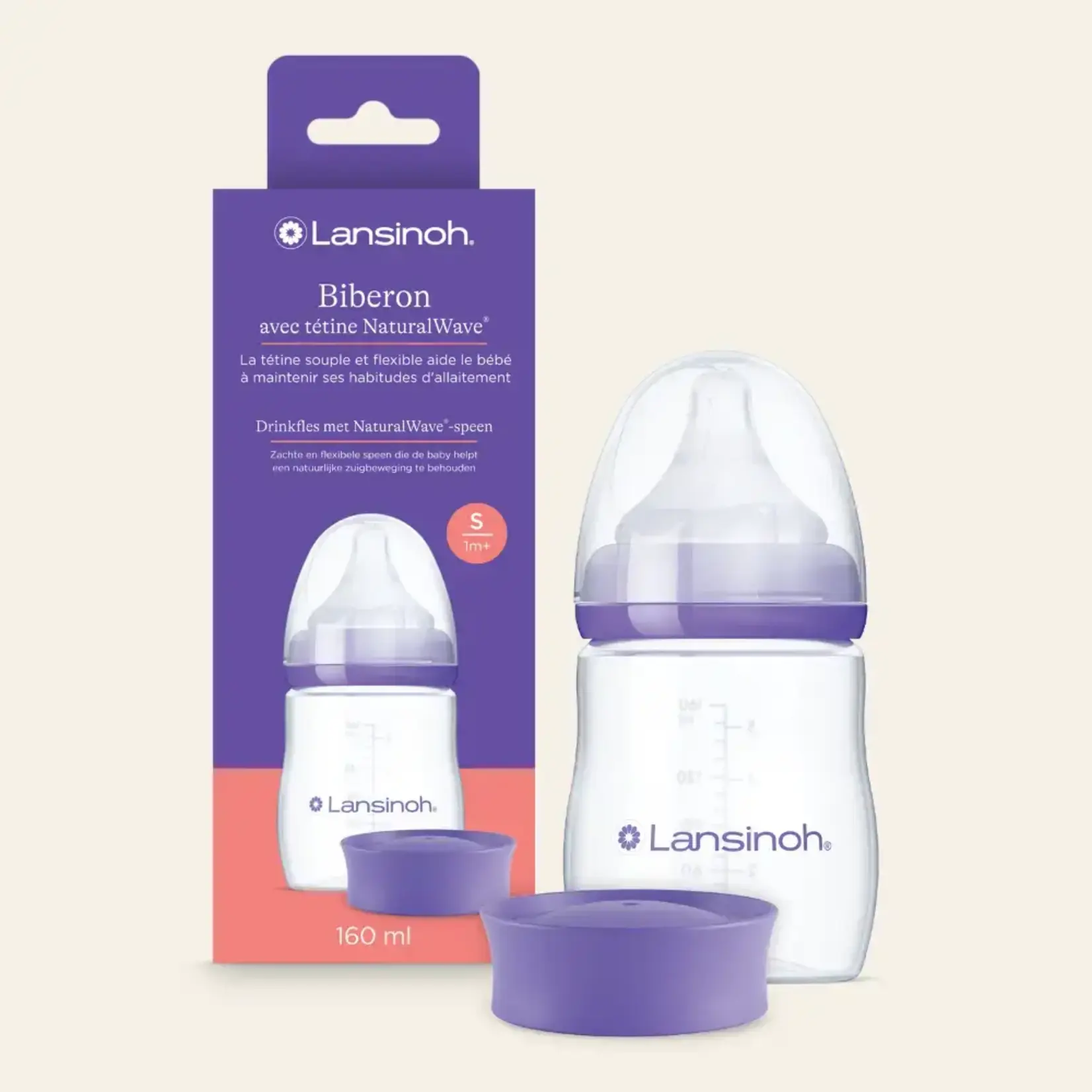 Lansinoh Lansinoh - Drinkfles & NaturalWave® speen S 160ml