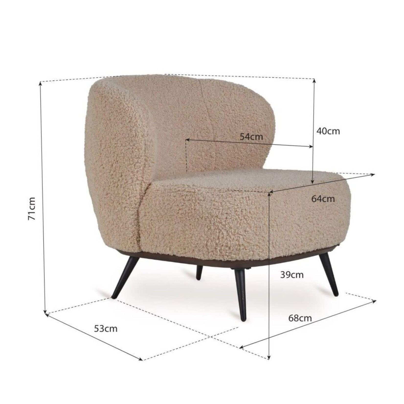 Quax Quax - Adult Chair - Zen  - Sheep