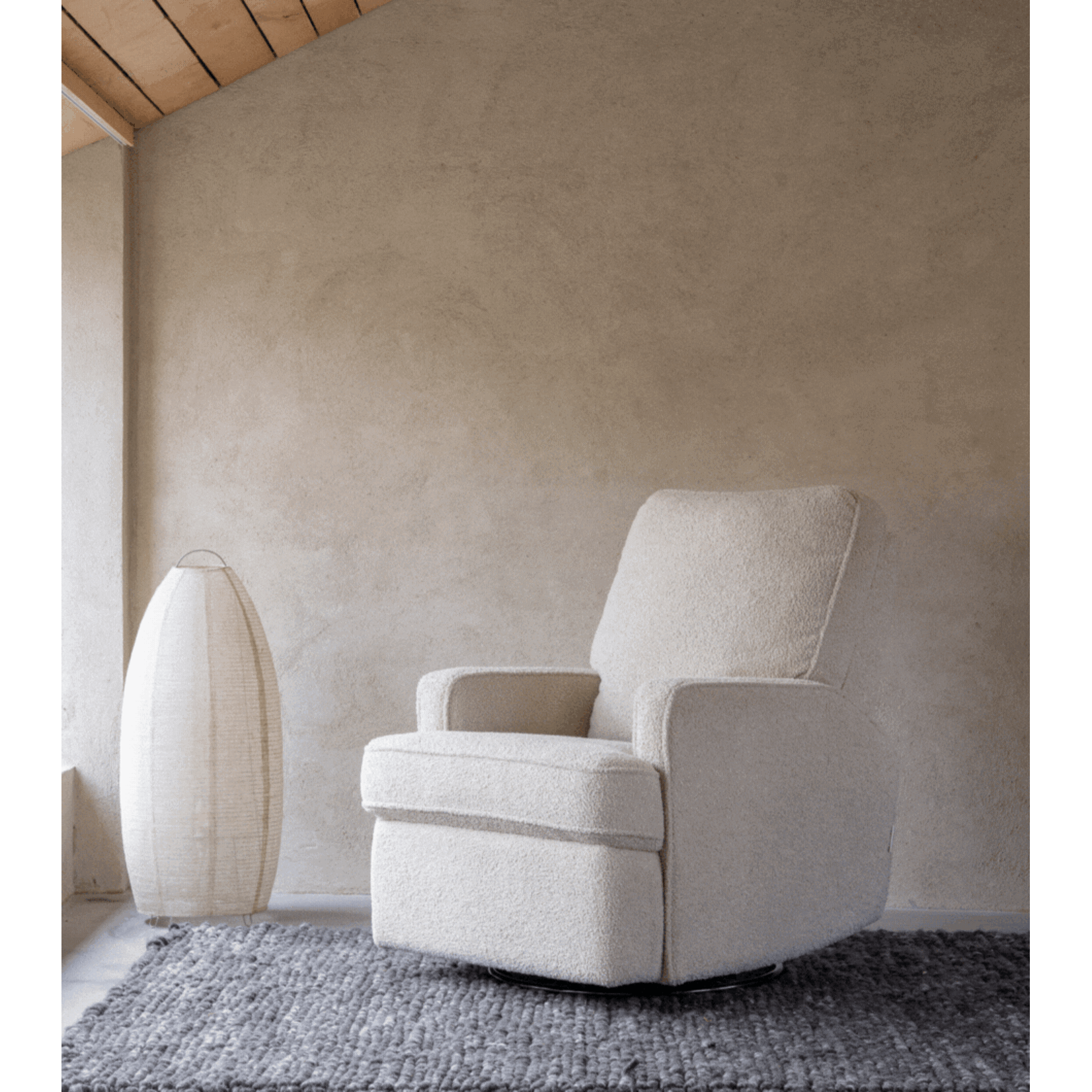 Quax Quax - Swivel & Gliding Recliner - Teddy Taupe