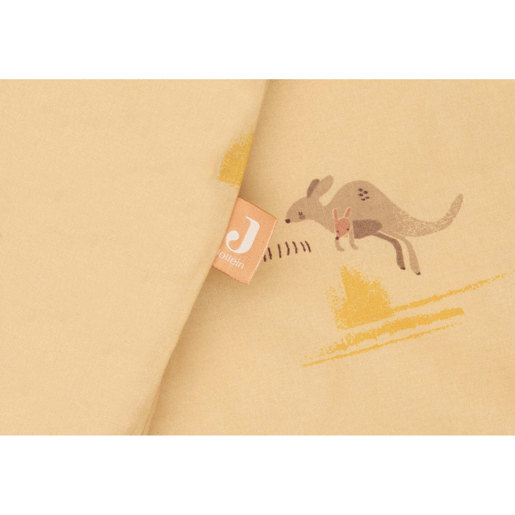 Jollein Jollein - Dekbedovertrek babybed met sloop 100x140cm - Kangaroots