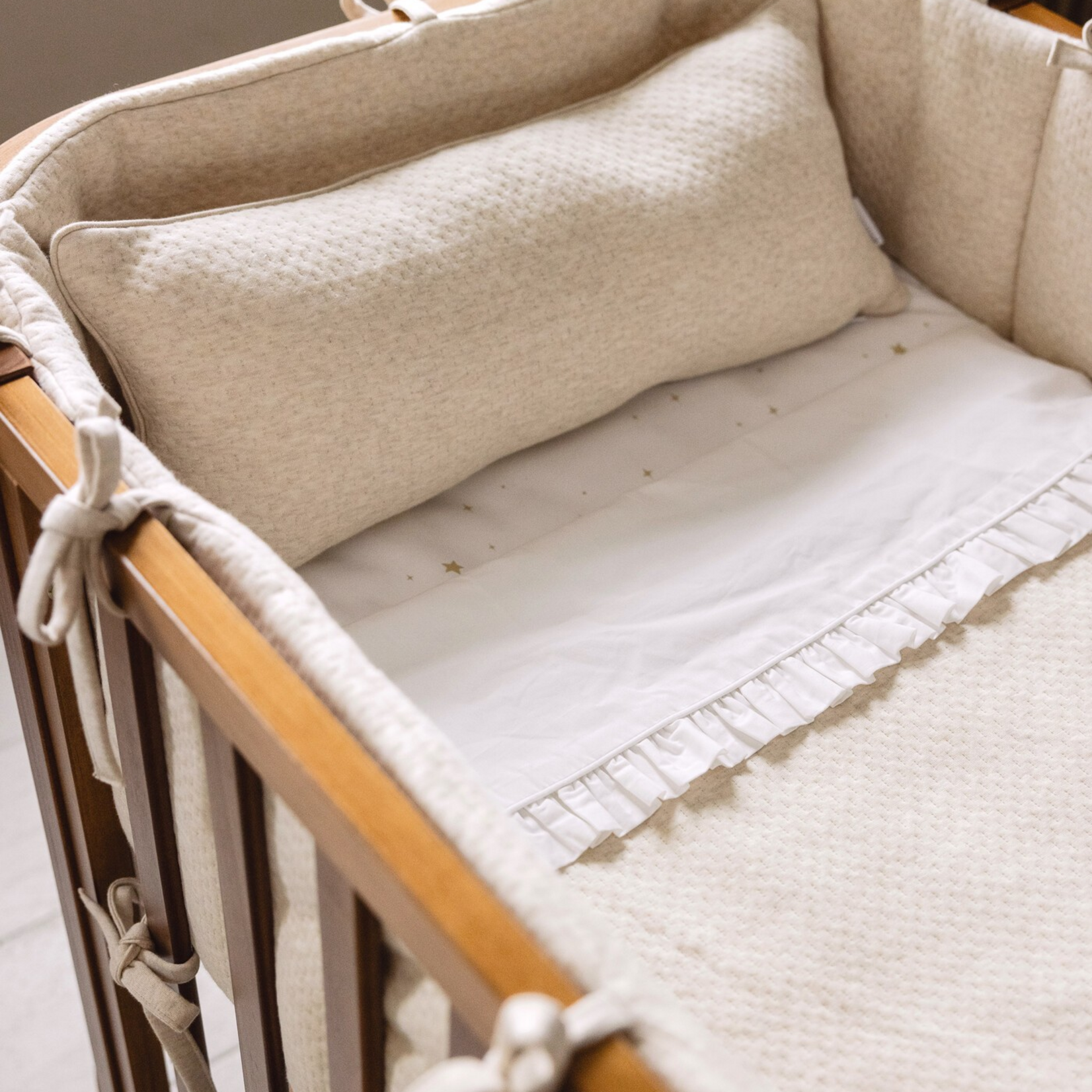 Poetree Kids Poetree Kids - Ledikant deken 100x135cm - Étoile Sand Collectie