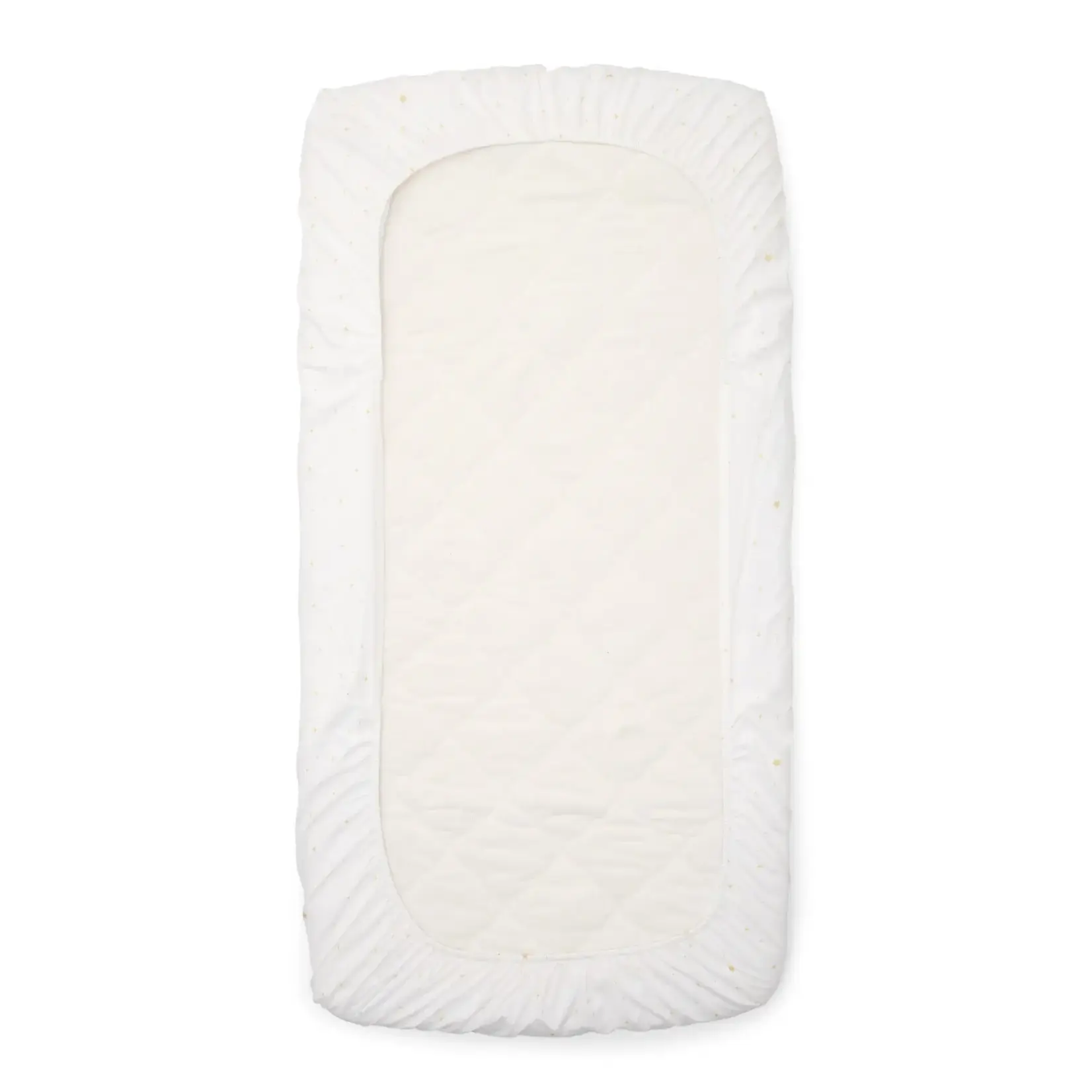 Poetree Kids Poetree Kids - Poplin Hoeslaken voor ledikant 60x120cm Star Étoile (star) - Étoile Sand Collectie