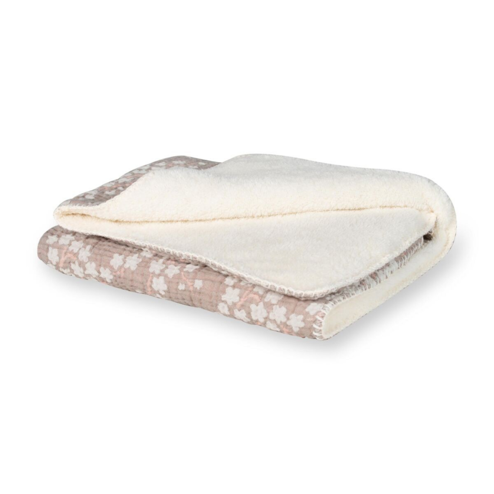 Quax Quax - Teddy Newborn Blanket - Natural Collection - Blossom 80x65 cm