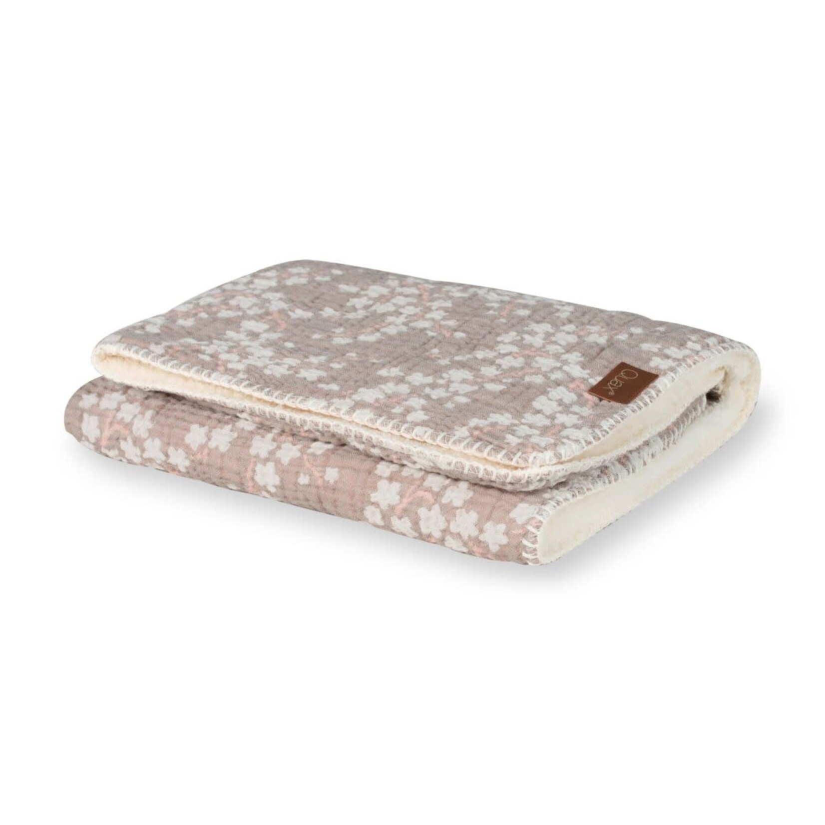 Quax Quax - Teddy Newborn Blanket - Natural Collection - Blossom 80x65 cm