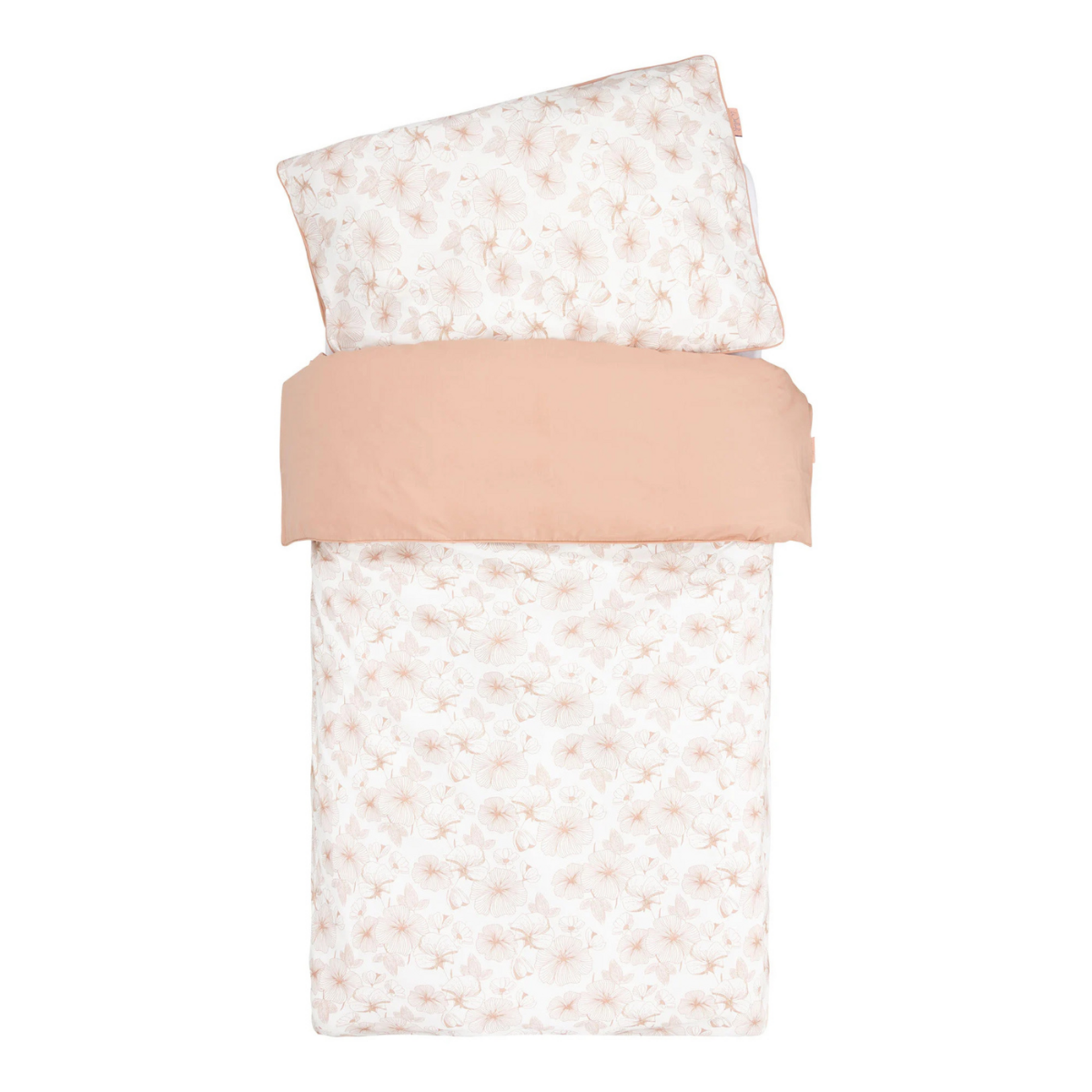 Witlof for Kids Witlof for Kids - Tuck-Inn Dekbedovertrek 1-Persoons 140X200Cm Flower Powder