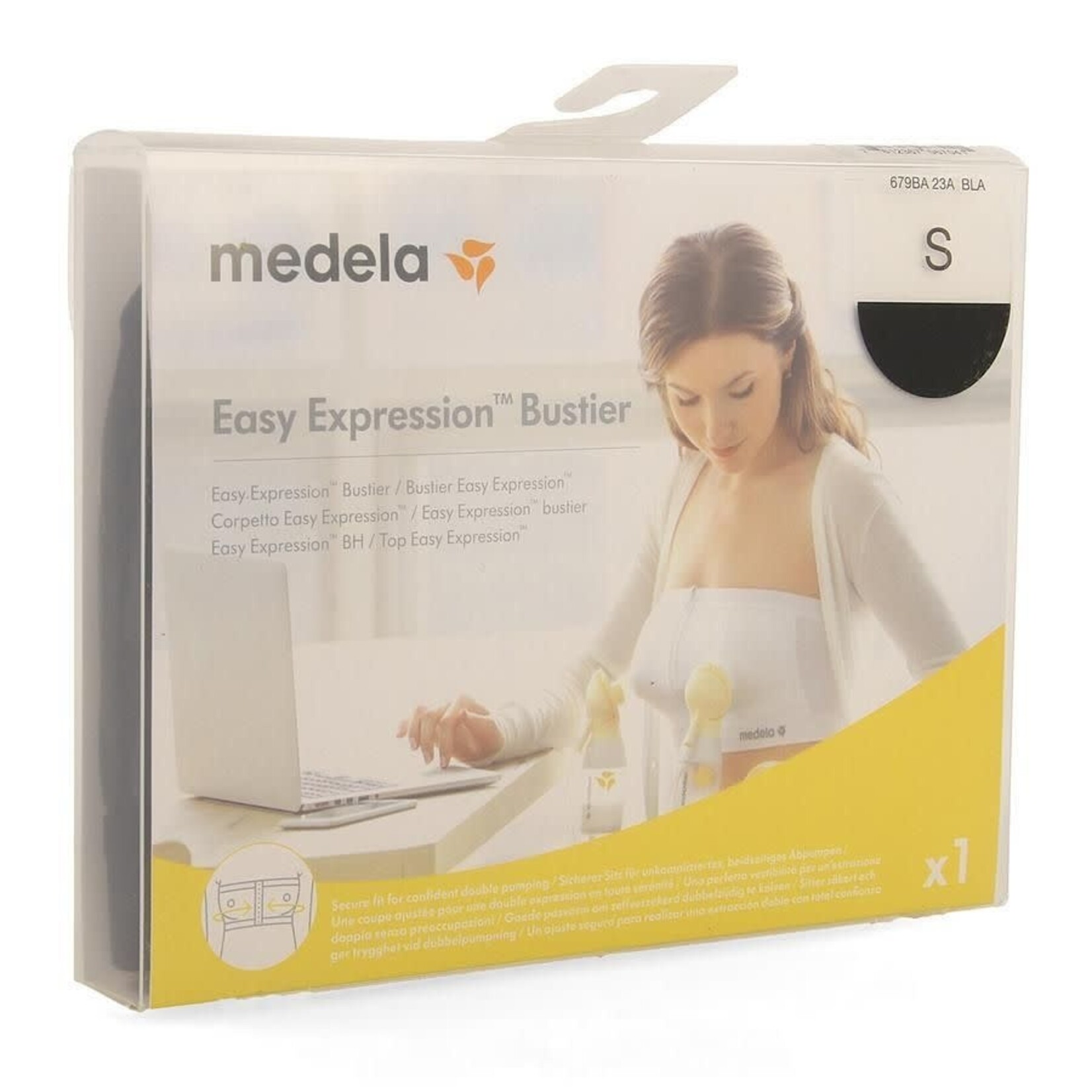 Medela Easy Expression Bustier, geschikt voor gebruik i.c.m. alle Medela borstkolven - Zwart