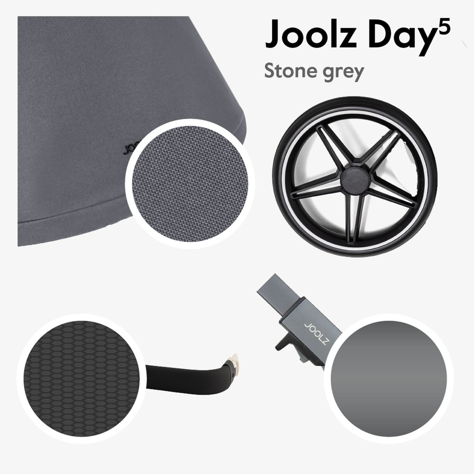 Joolz Joolz - Day5 complete set | Stone grey