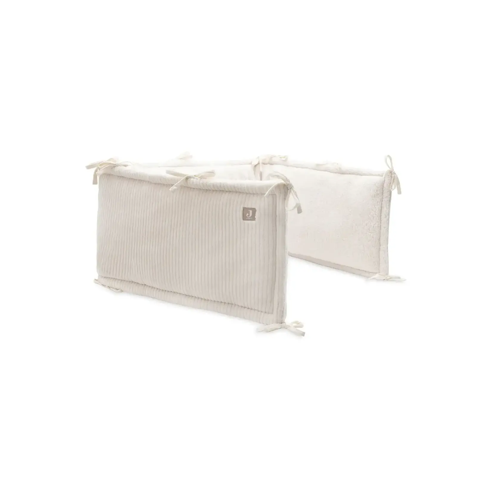 Jollein Jollein - Boxbumper 180x30cm Cloudy Rib - Oatmeal