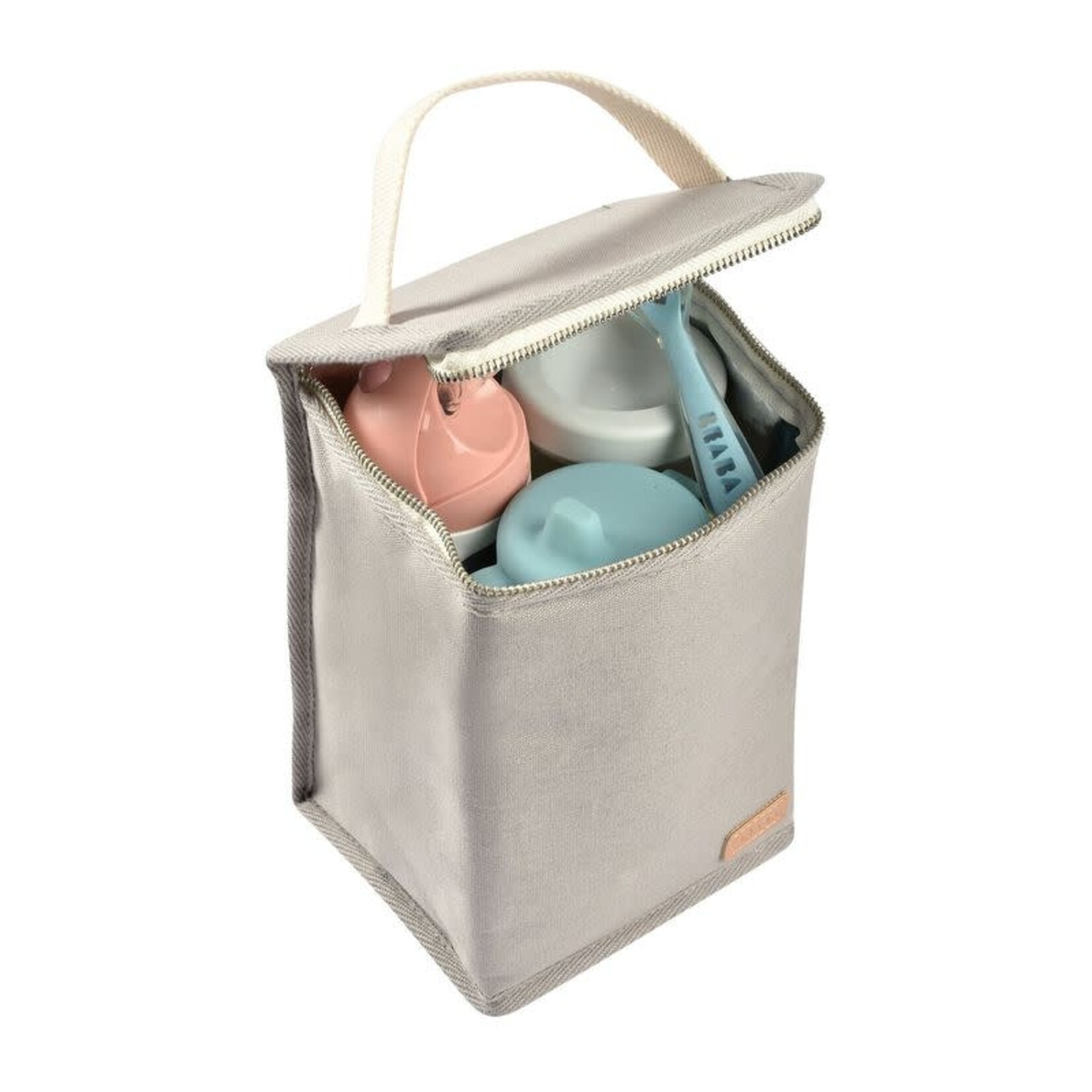 Beaba Beaba - Isothermische maaltijdtas / koeltas Canvas Pearl Grey