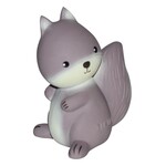 Tikiri Tikiri - MIJN EERSTE BOSDIERTJE - EEKHOORN, in natuurlijk rubber, met belletje 0+