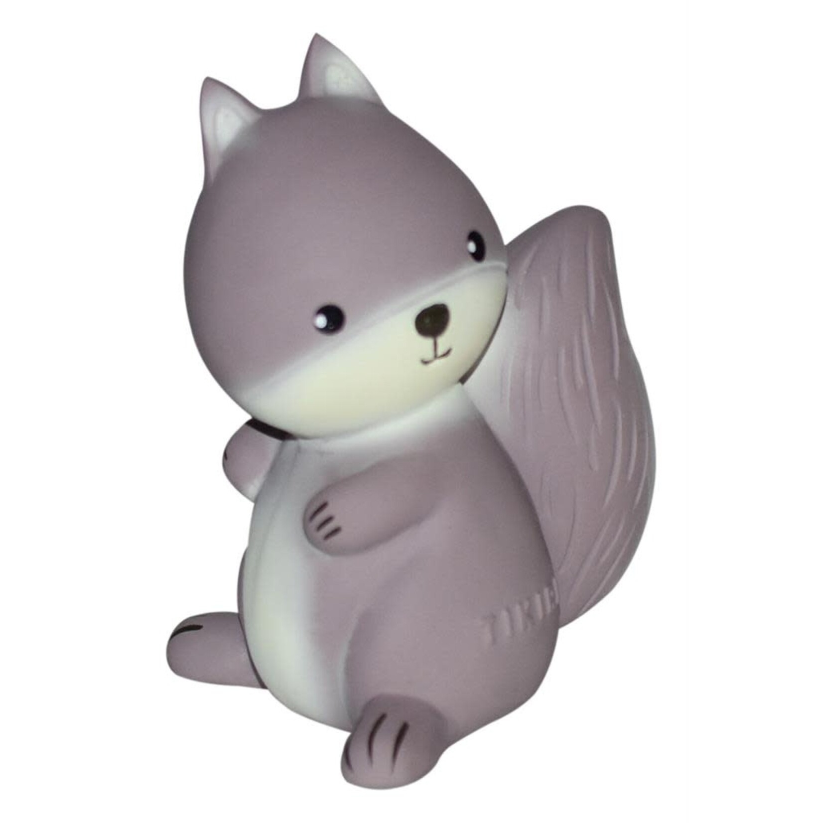 Tikiri Tikiri - MIJN EERSTE BOSDIERTJE - EEKHOORN, in natuurlijk rubber, met belletje 0+