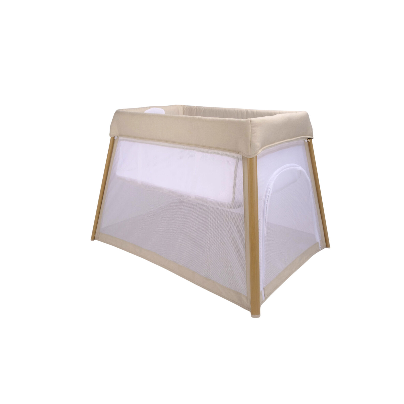 Bo Jungle - Travel Crib / Reisbed Pure White (2 niveau's)