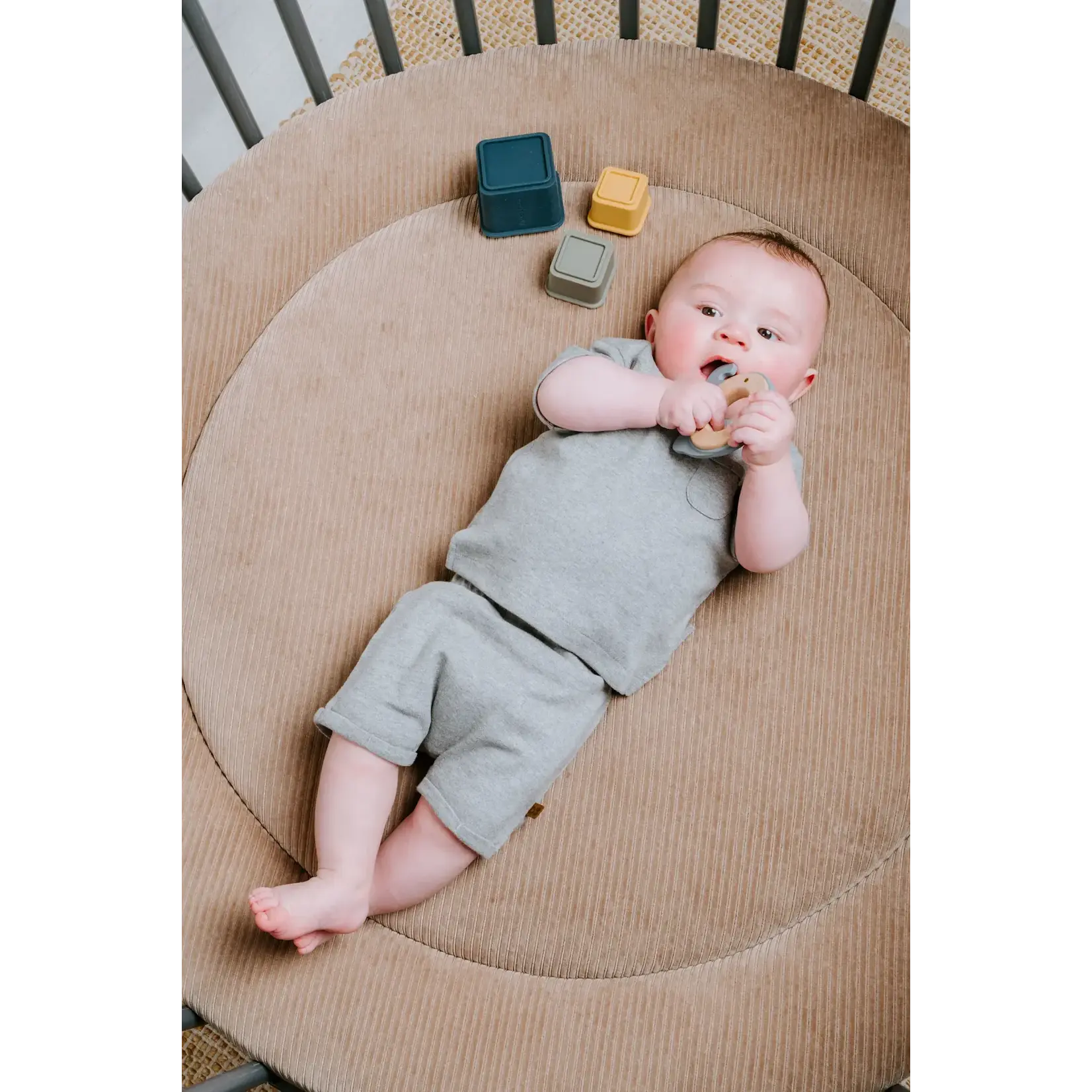 Baby's Only Baby's Only - Kort broekje Melange warm linen