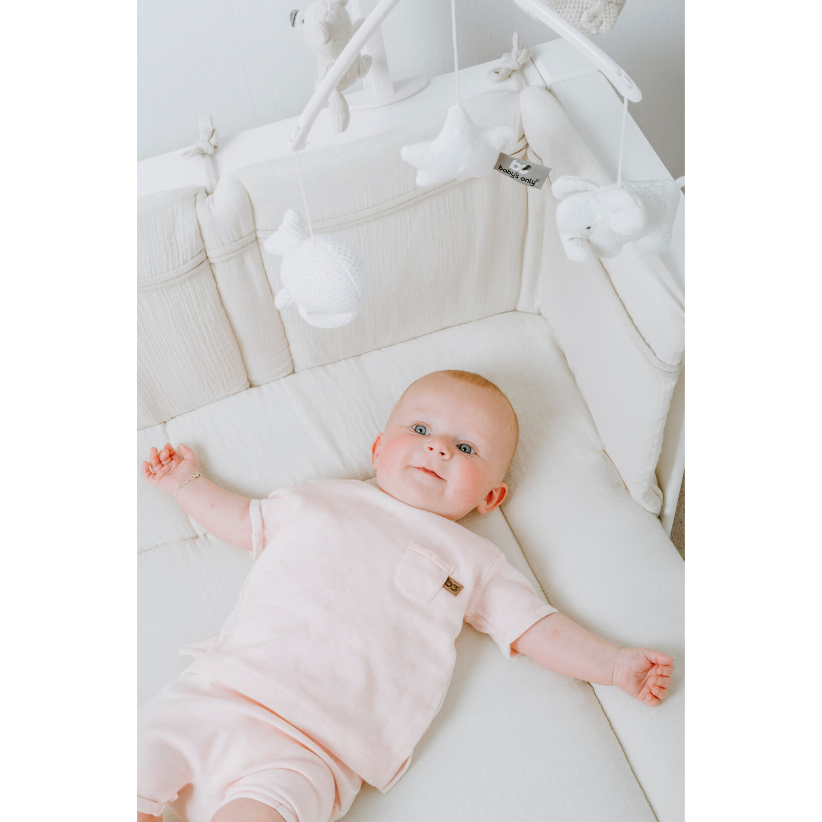 Baby's Only Baby's Only - Kort broekje Melange warm linen