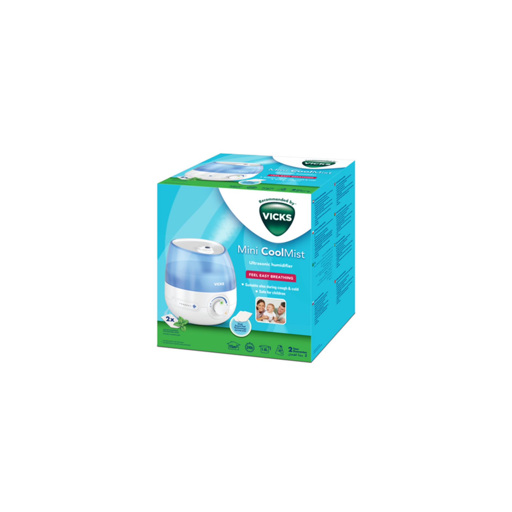 Vicks Vicks - Mini Cool Mist Ultrasonic Humidifier