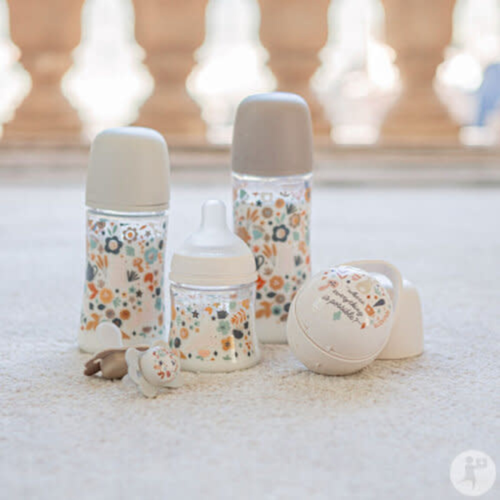 Suavinex Suavinex - Wonderland - Duo Fopspeenhouder - Ivoire