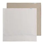 Baby's Only Baby's Only -Hydrofiele doek Tender beige/wit - 65x65 - 2-pack