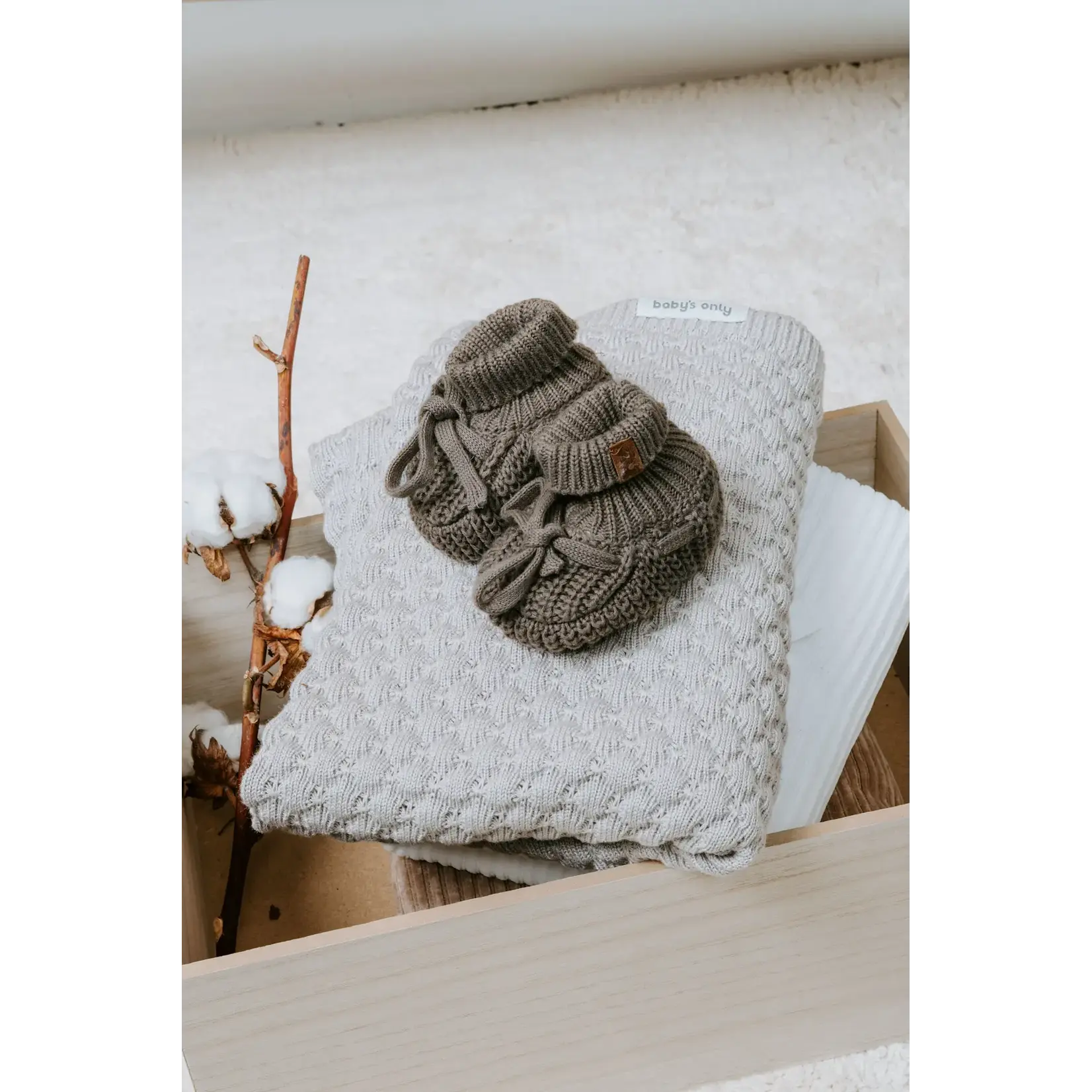 Baby's Only Baby's Only - Slofjes teddy Soul mokka