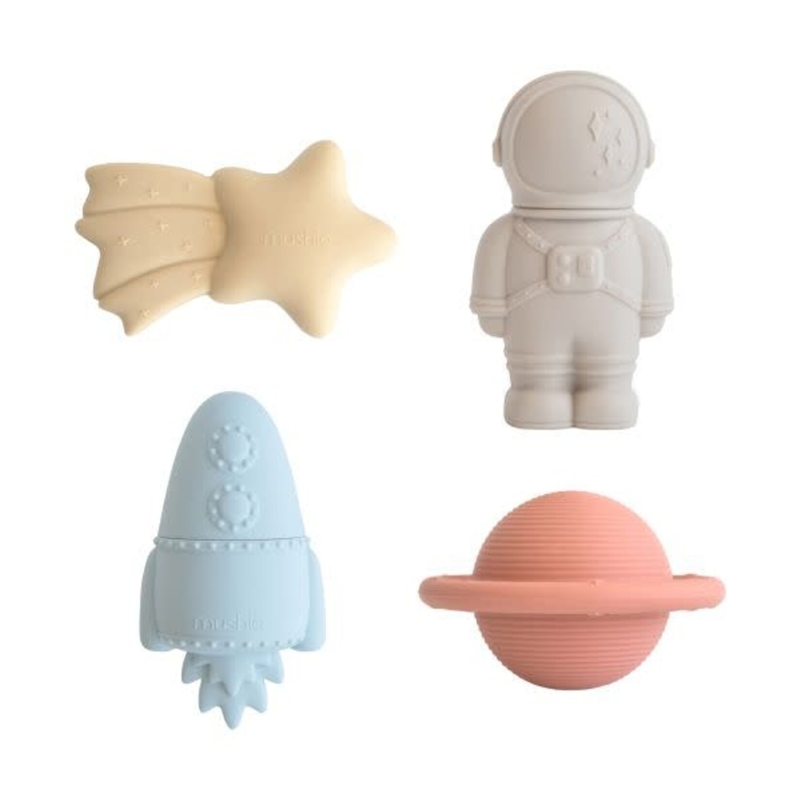 Mushie Mushie - Mold Free Bath Play Set 4-Pack Space