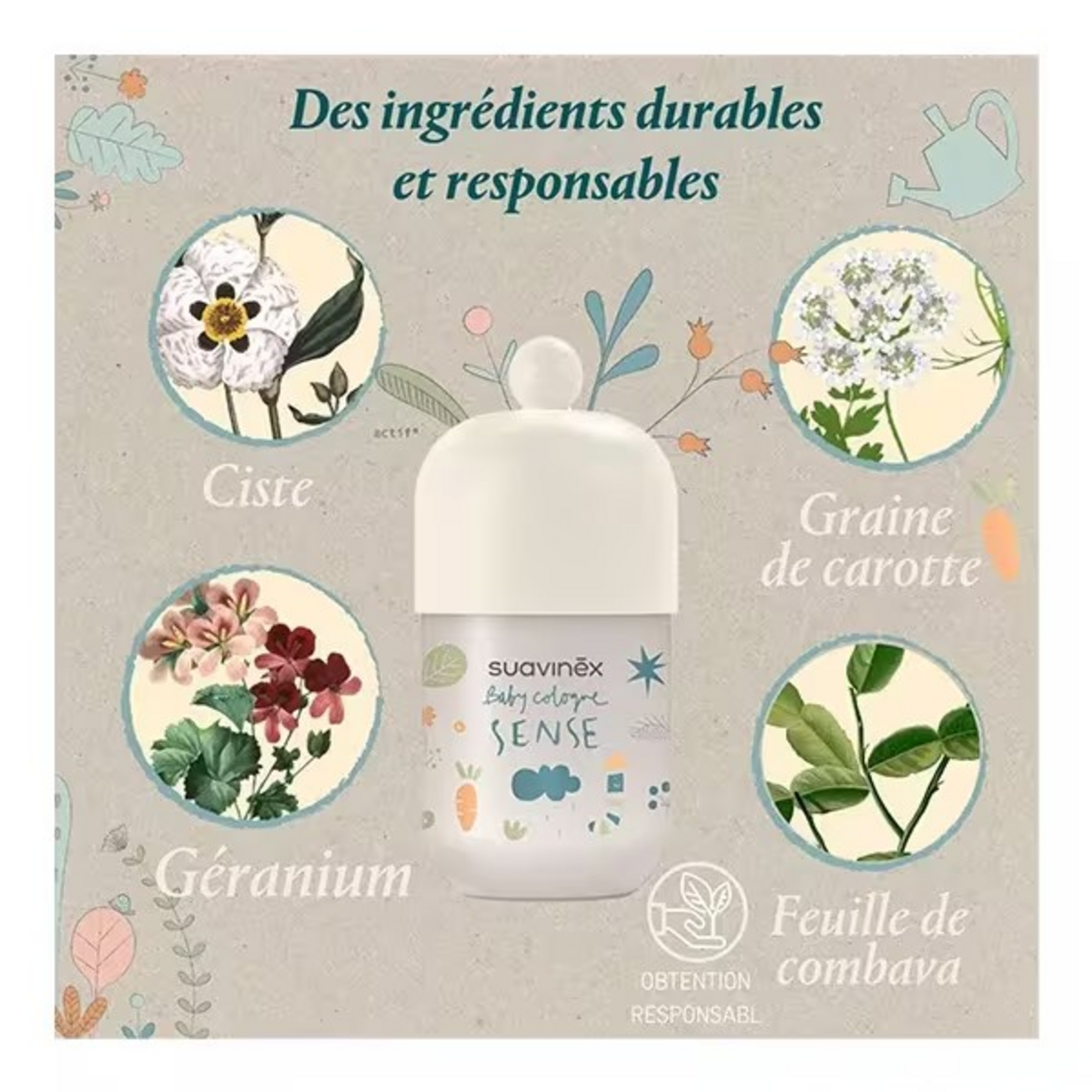 Suavinex Suavinex - Geschenkset Konijn En Cologne Sense 100Ml