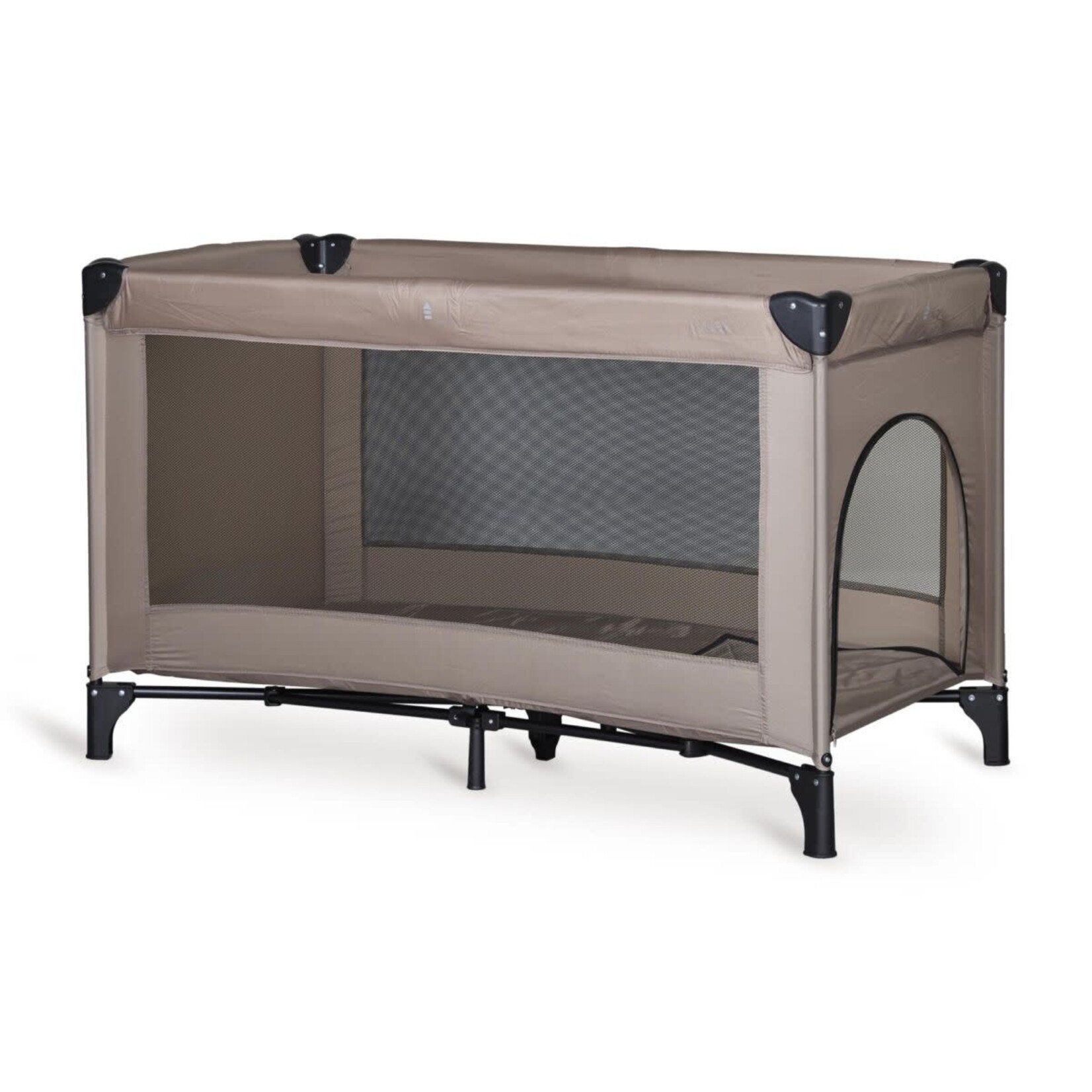 Quax Quax - Reisbedje met rits 120 x 60 cm - Beige