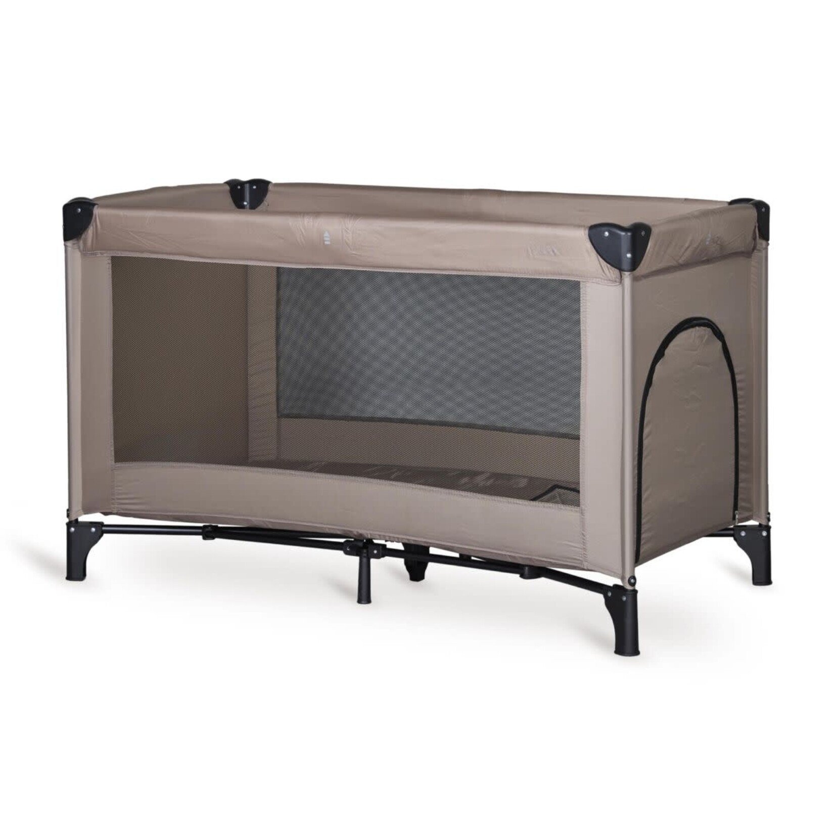 Quax Quax - Reisbedje met rits 120 x 60 cm - Beige