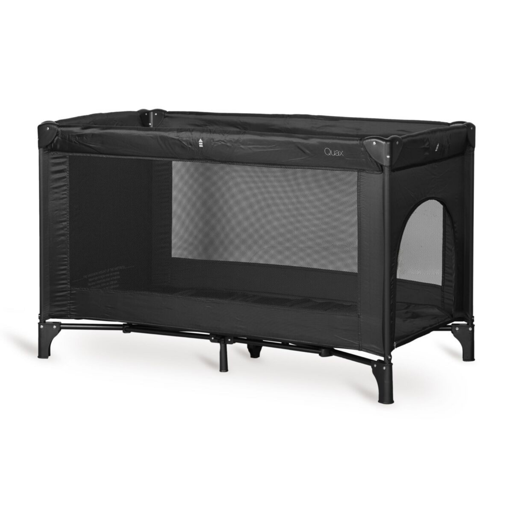 Quax Quax - Reisbedje met rits 120 x 60 cm - Zwart