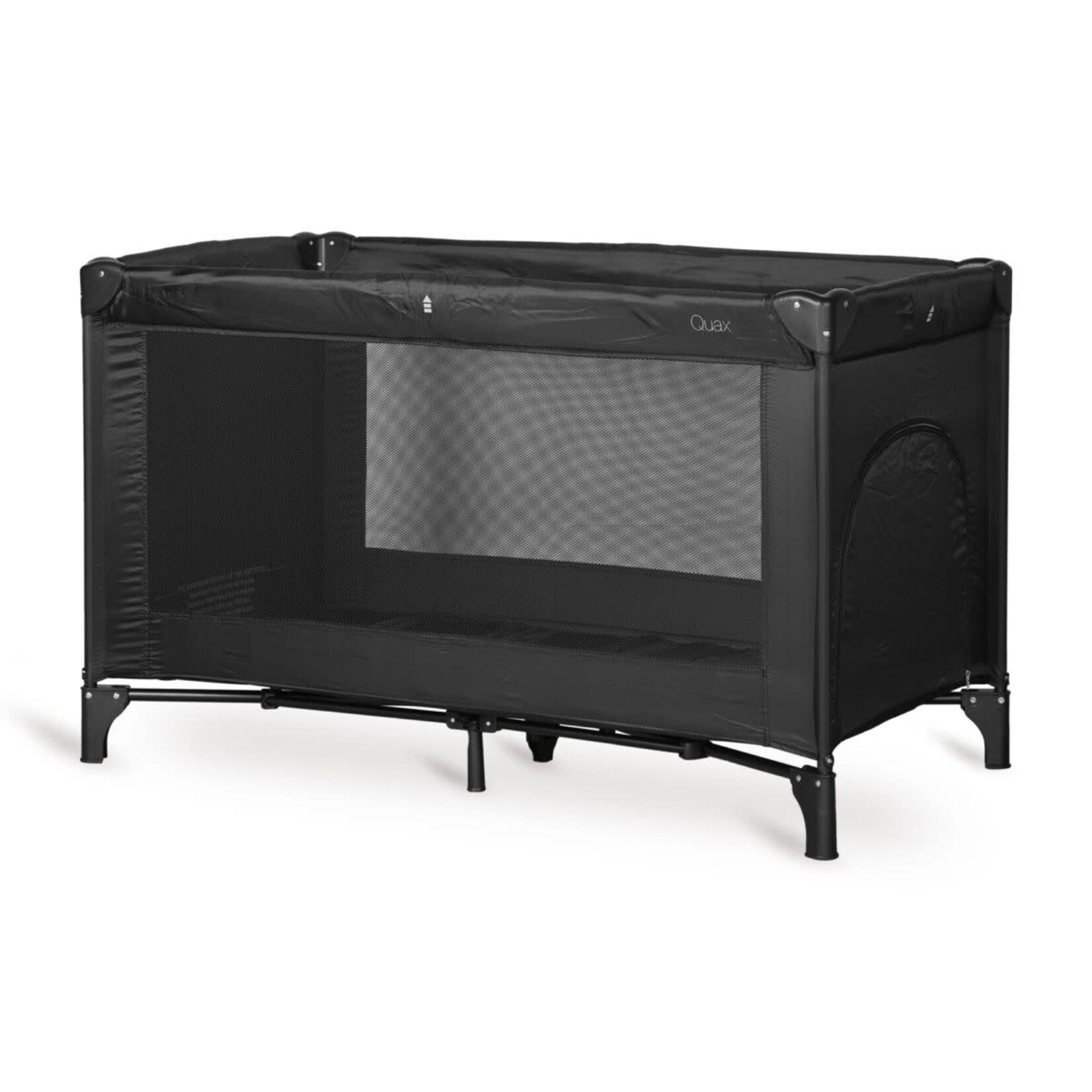 Quax Quax - Reisbedje met rits 120 x 60 cm - Zwart