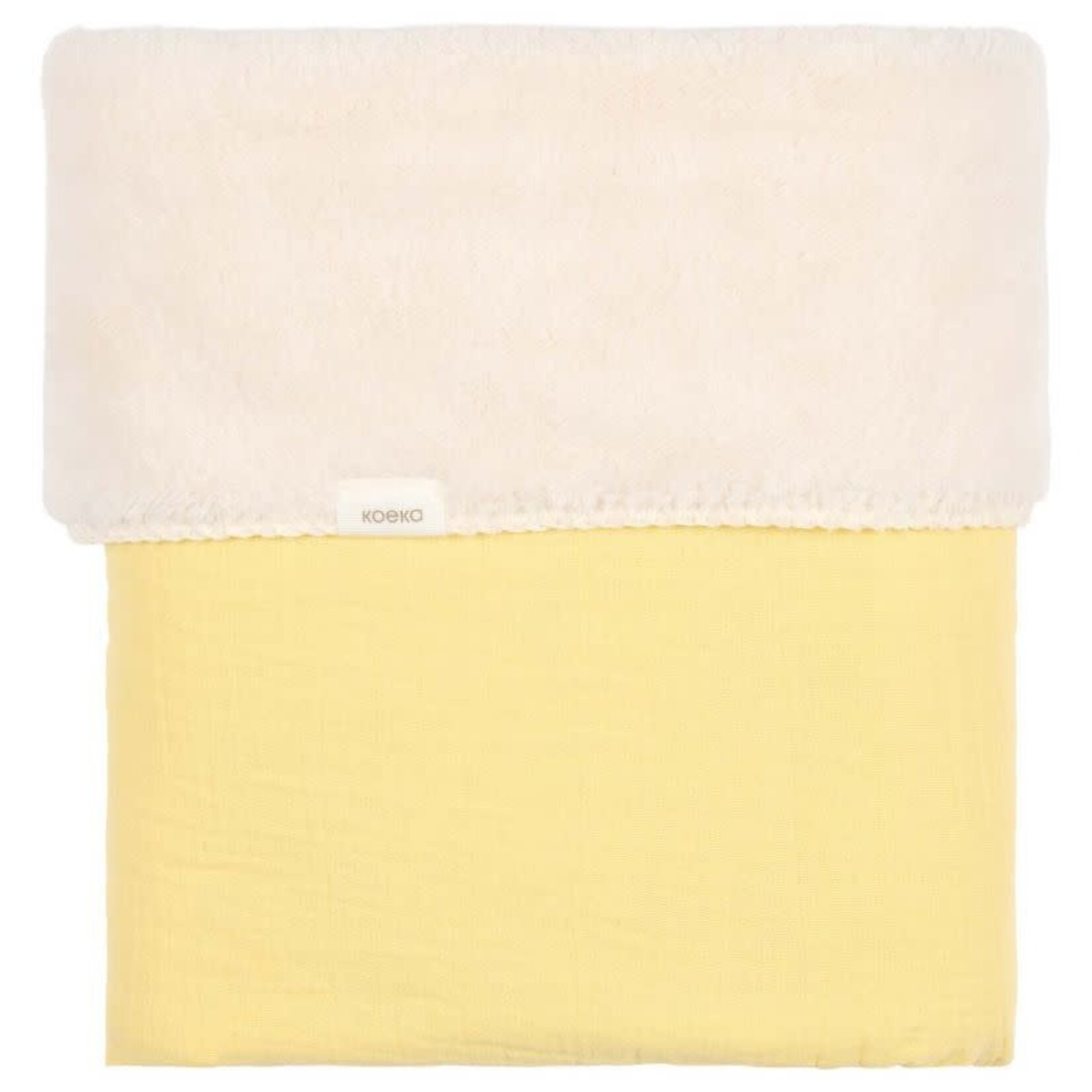 Koeka Koeka - Wiegdeken teddy Faro honey 75x100