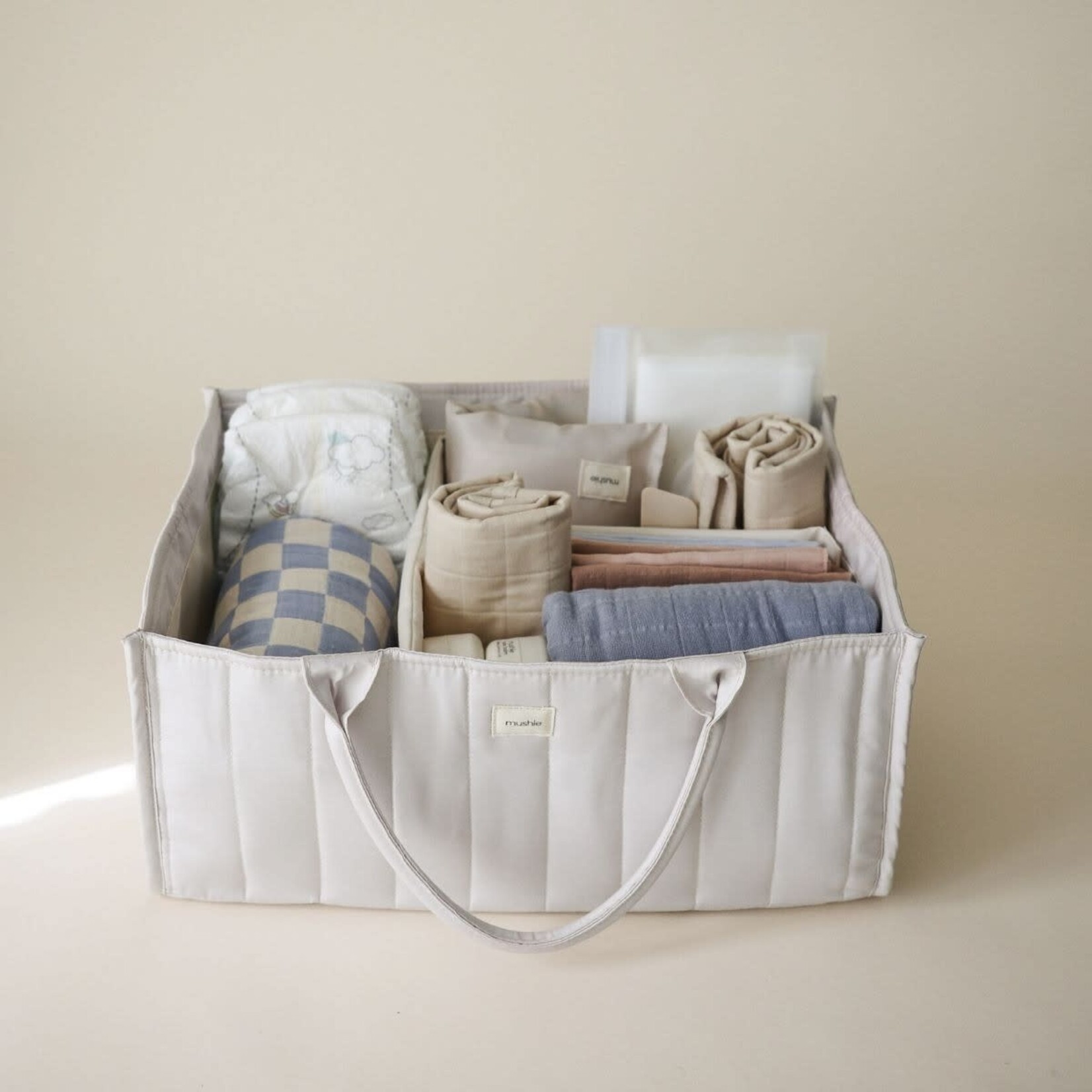 Mushie Mushie - Diaper Caddy - Ivory