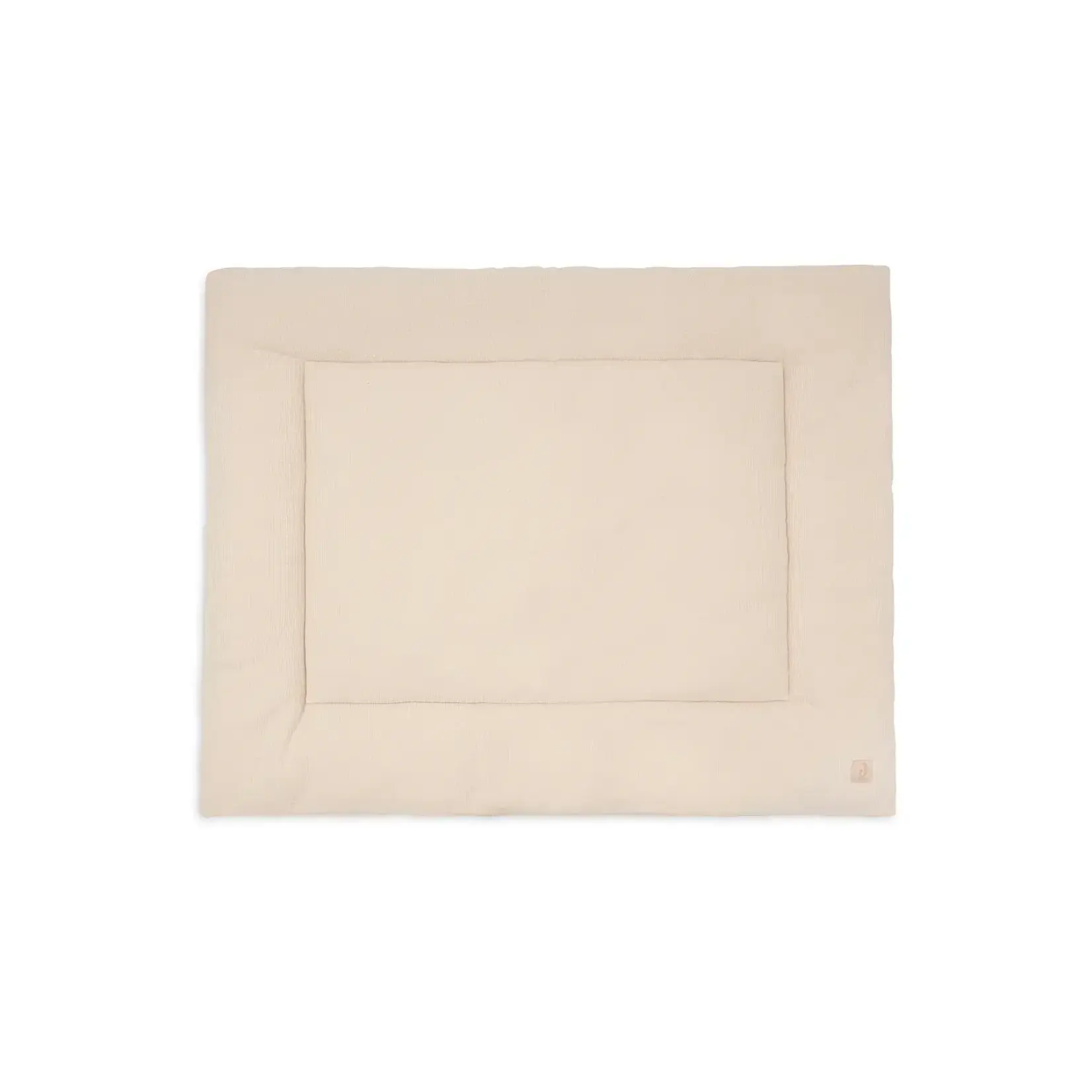 Jollein Jollein - Boxkleed 75x95cm Little Waffle - Light Terra/Sand (omkeerbaar)