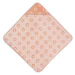 Jollein Jollein - Badcape Badstof 75x75cm Jacquard - Flower (blush)