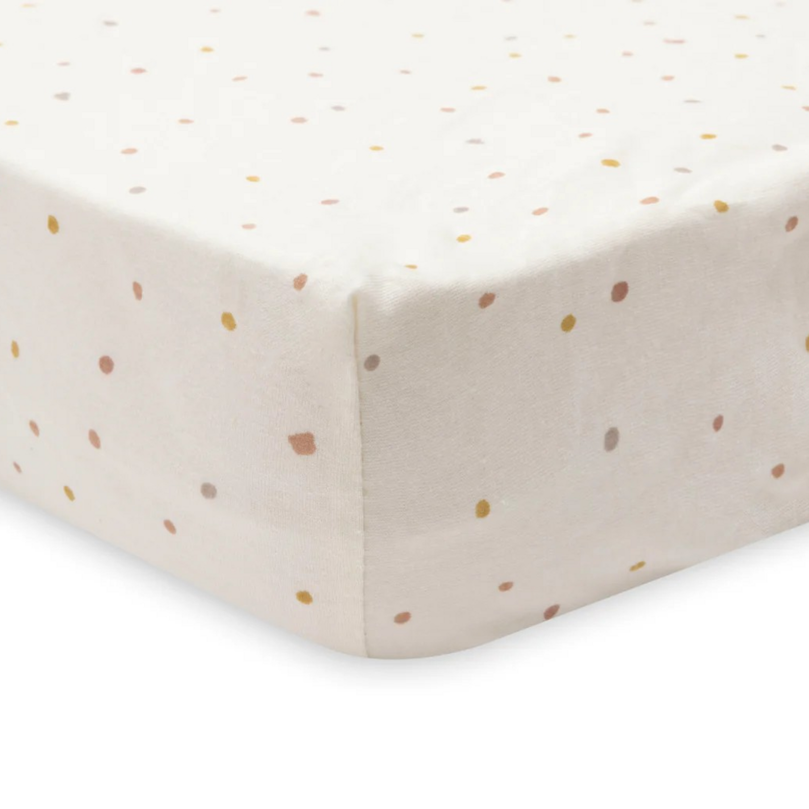 Jollein Jollein - Hoeslaken Jersey 60x120cm - Kangaroots & Dusty Dot