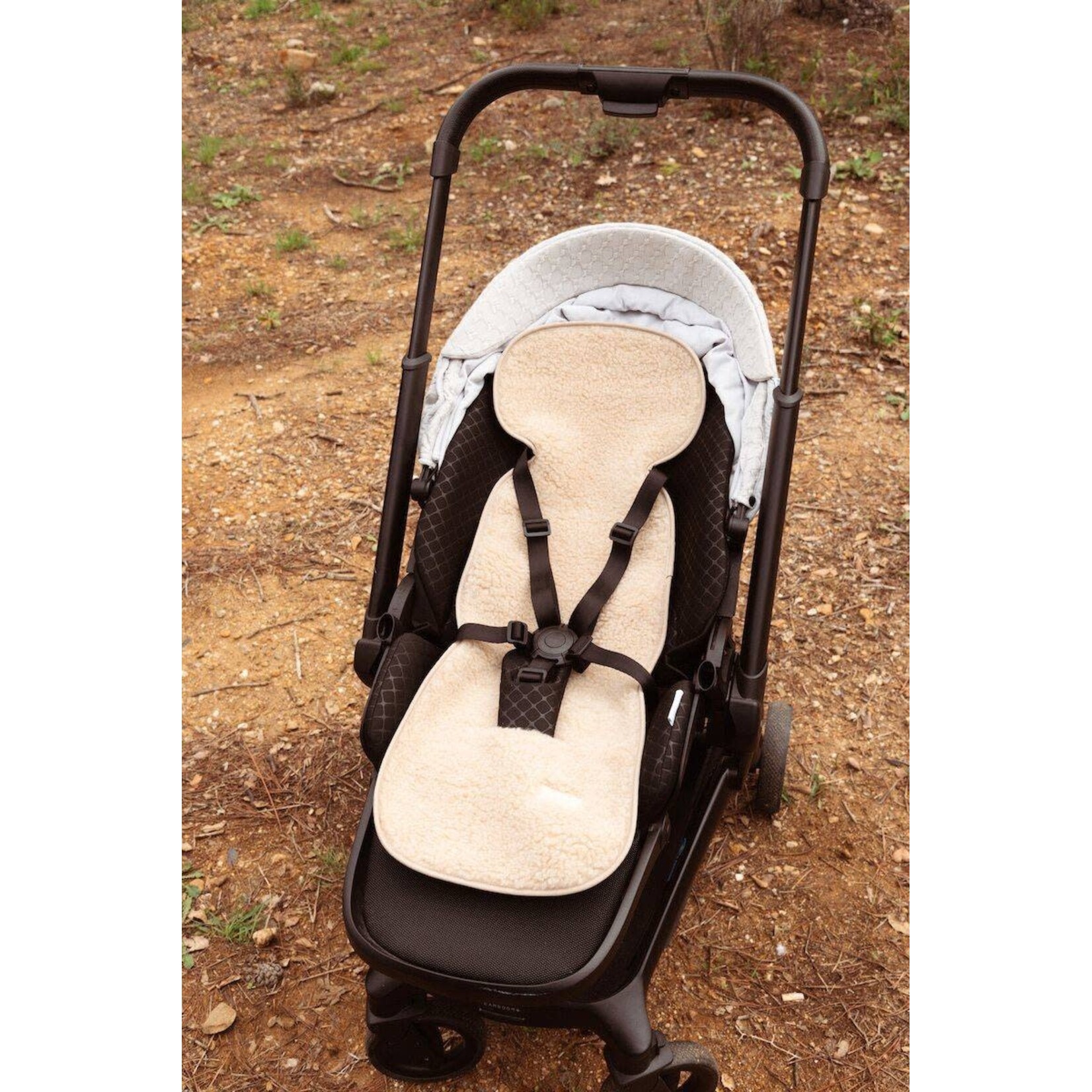 Bamboom Bamboom - Wollen Inlegger voor Buggy - Almond