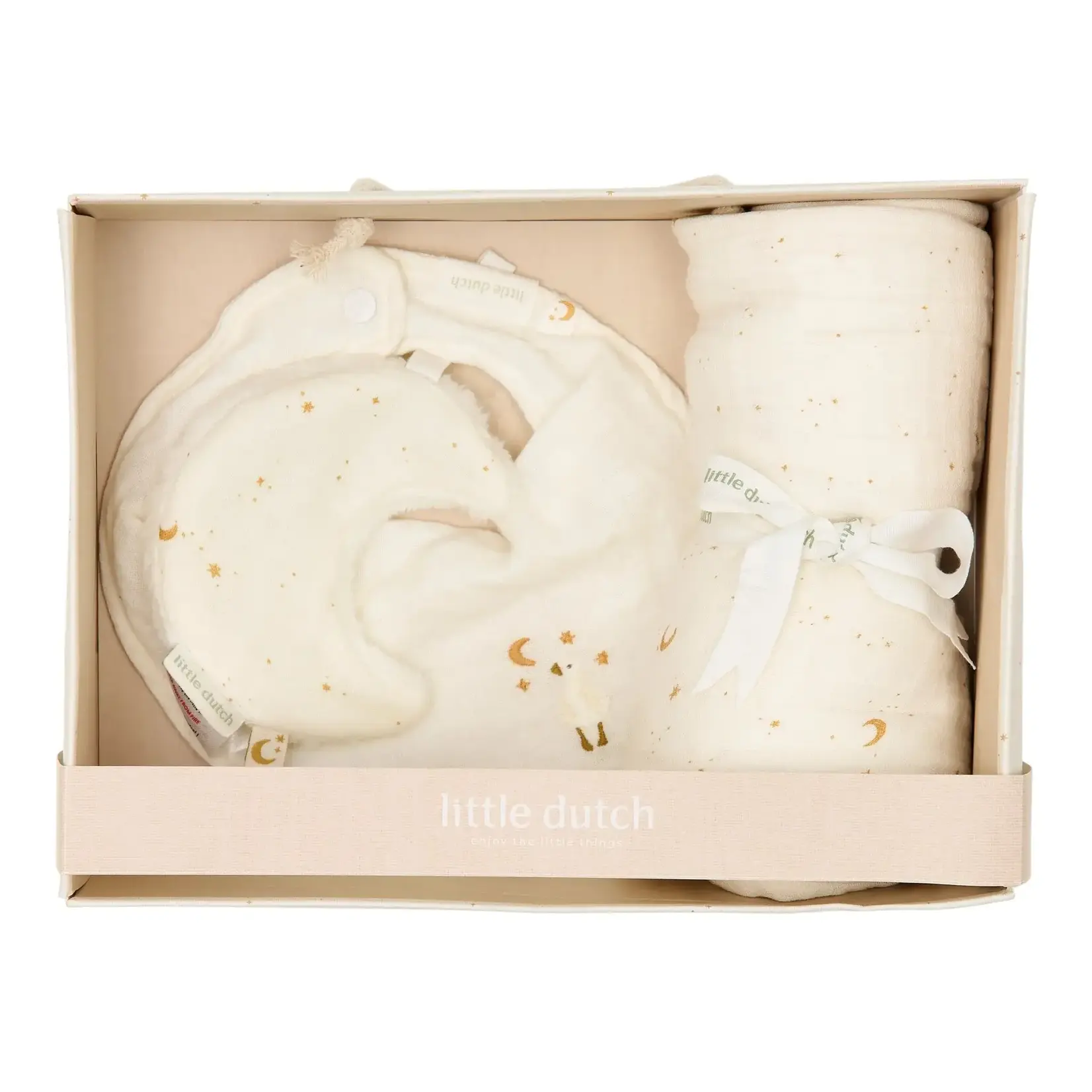 Little Dutch Little Dutch - Geschenkdoos - Wit - Newborn Naturals - Little Goose