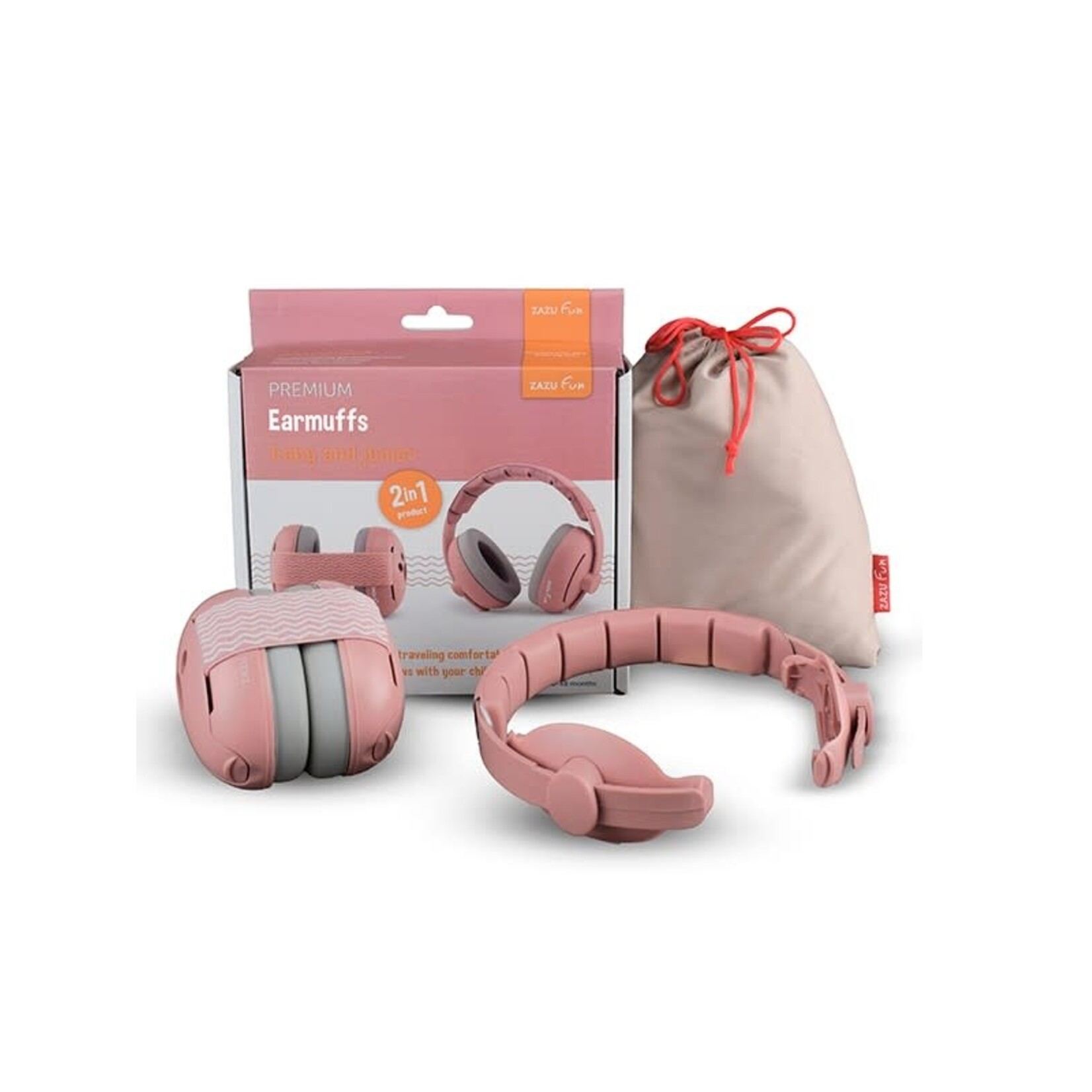 Zazu ZAZU - Earmufs Baby & Junior - Pink