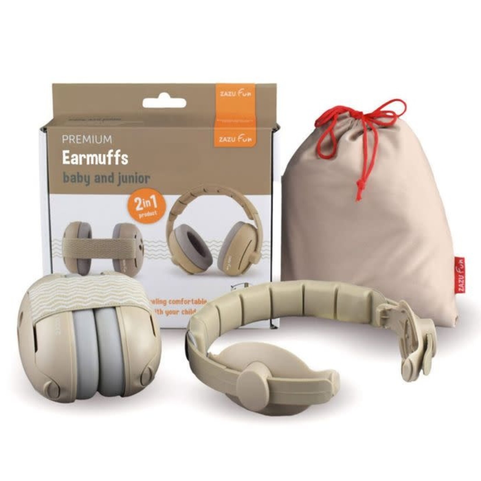 Zazu ZAZU - Earmufs Baby & Junior - Taupe