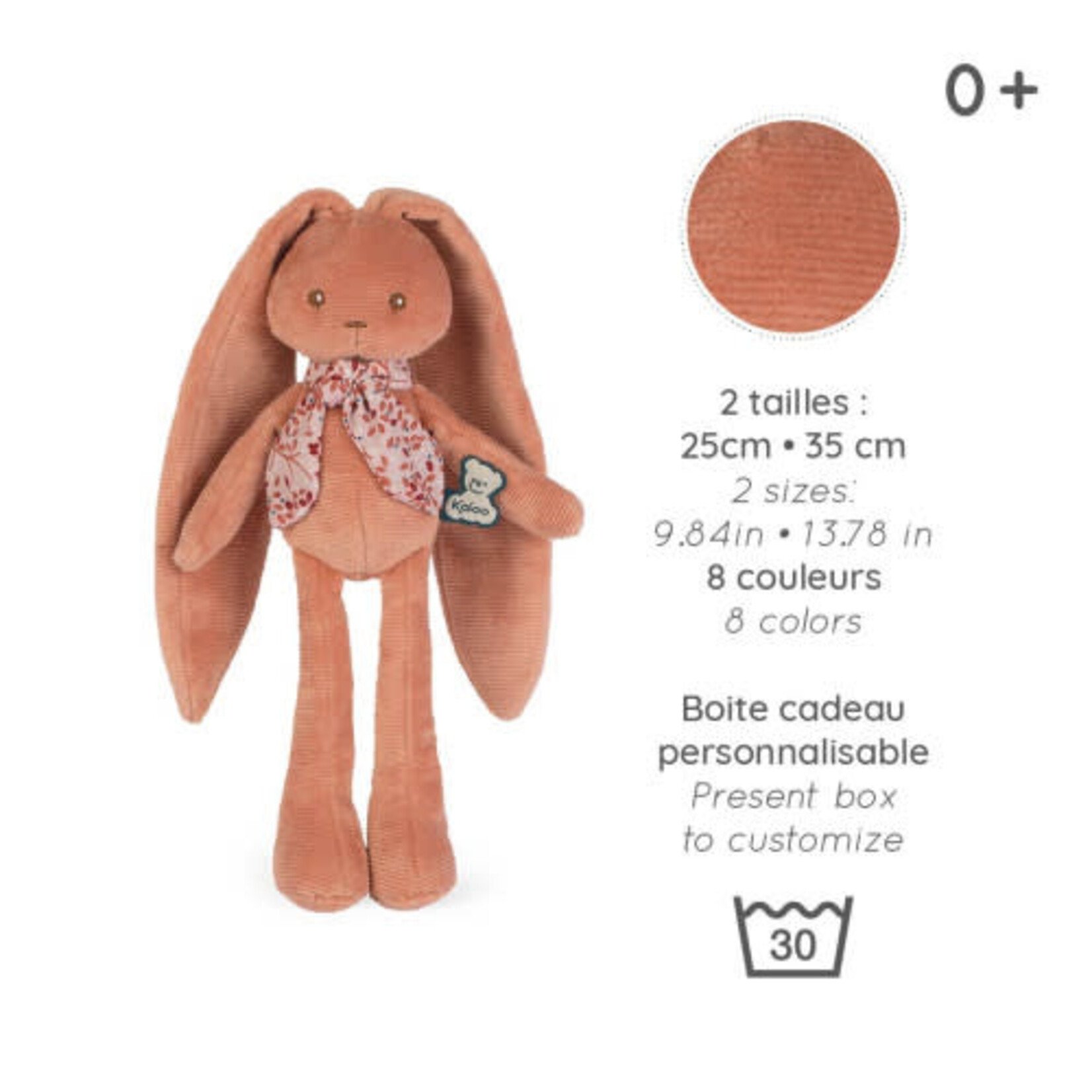 Kaloo Kaloo - Pop Konijn Terracotta 25Cm