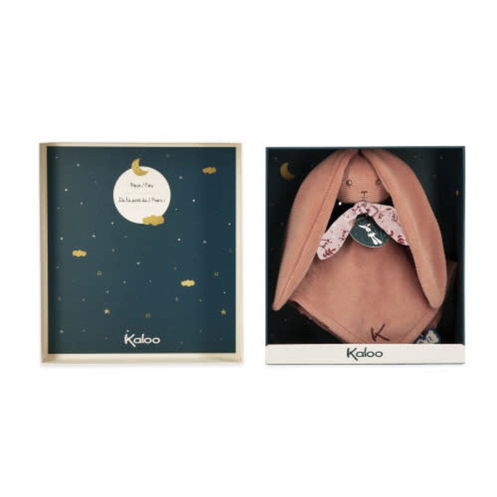 Kaloo Kaloo - Konijn-Knuffeldoek Terracotta