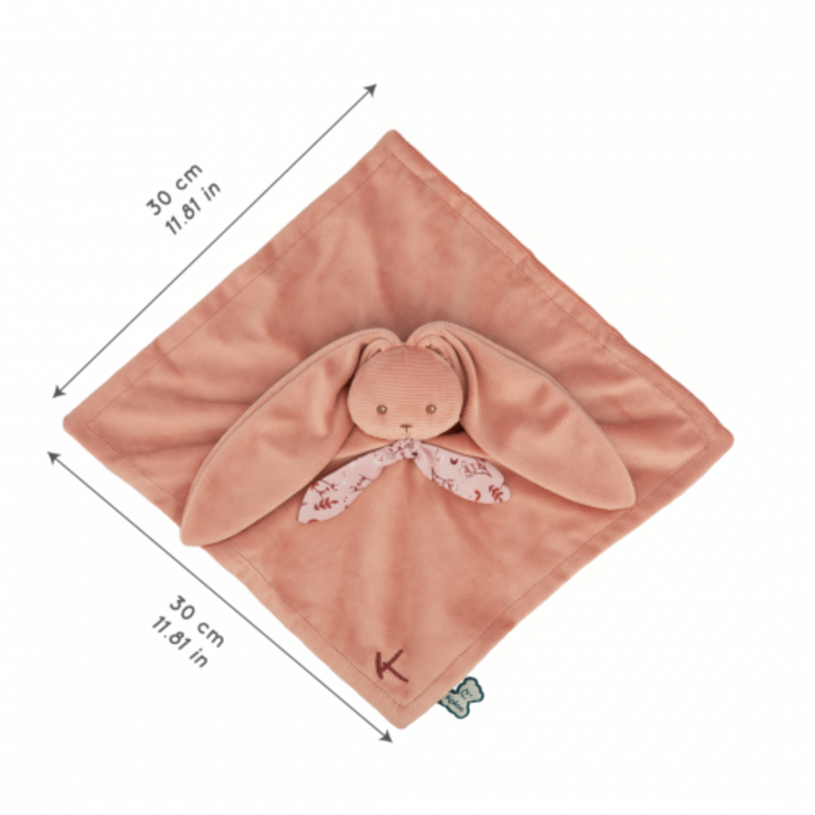 Kaloo Kaloo - Konijn-Knuffeldoek Terracotta