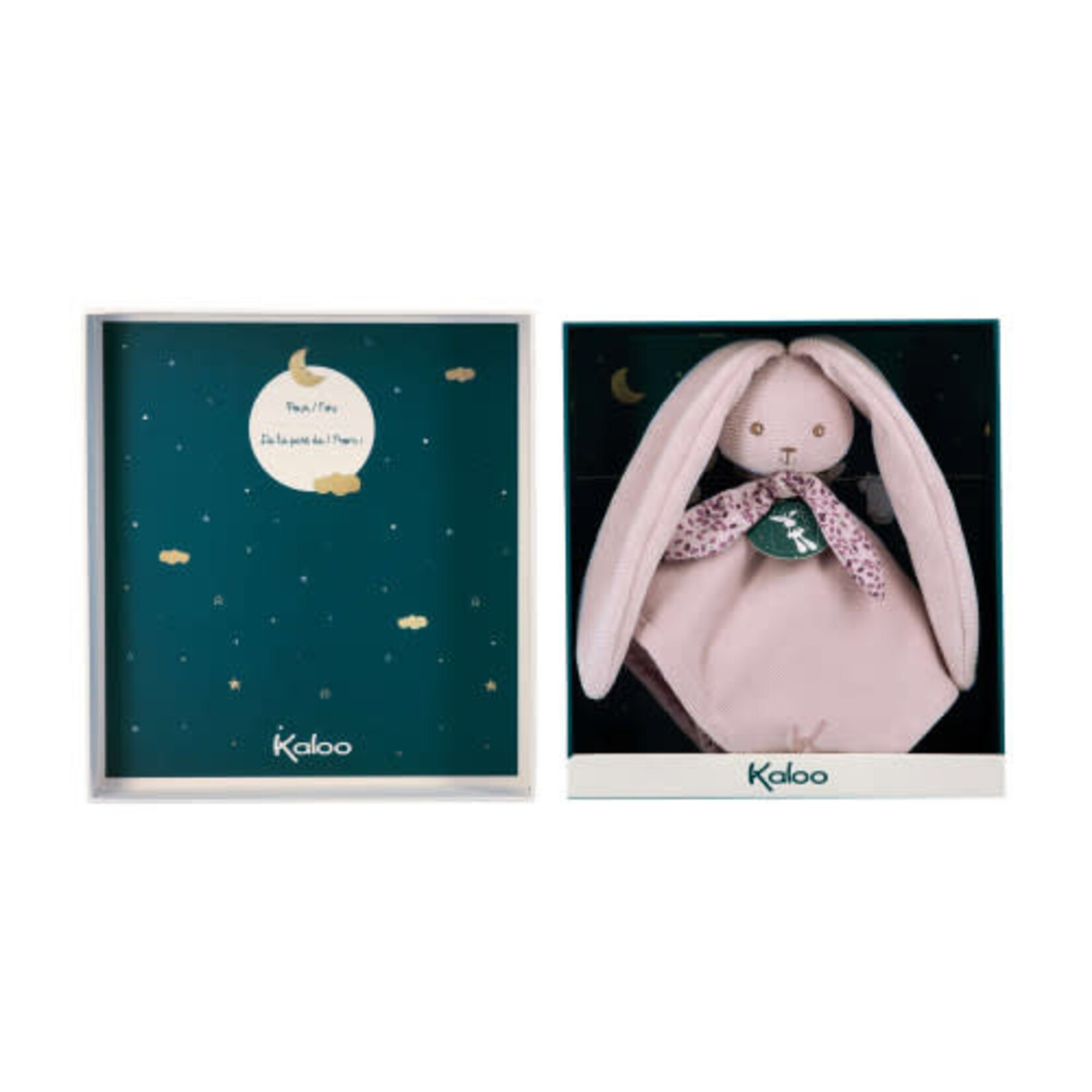 Kaloo Kaloo - Konijn-Knuffeldoek Roze