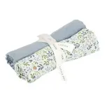 Little Dutch Little Dutch - Swaddle doeken hydrofiel 70 x 70 Forest Adventure & Denim Blue
