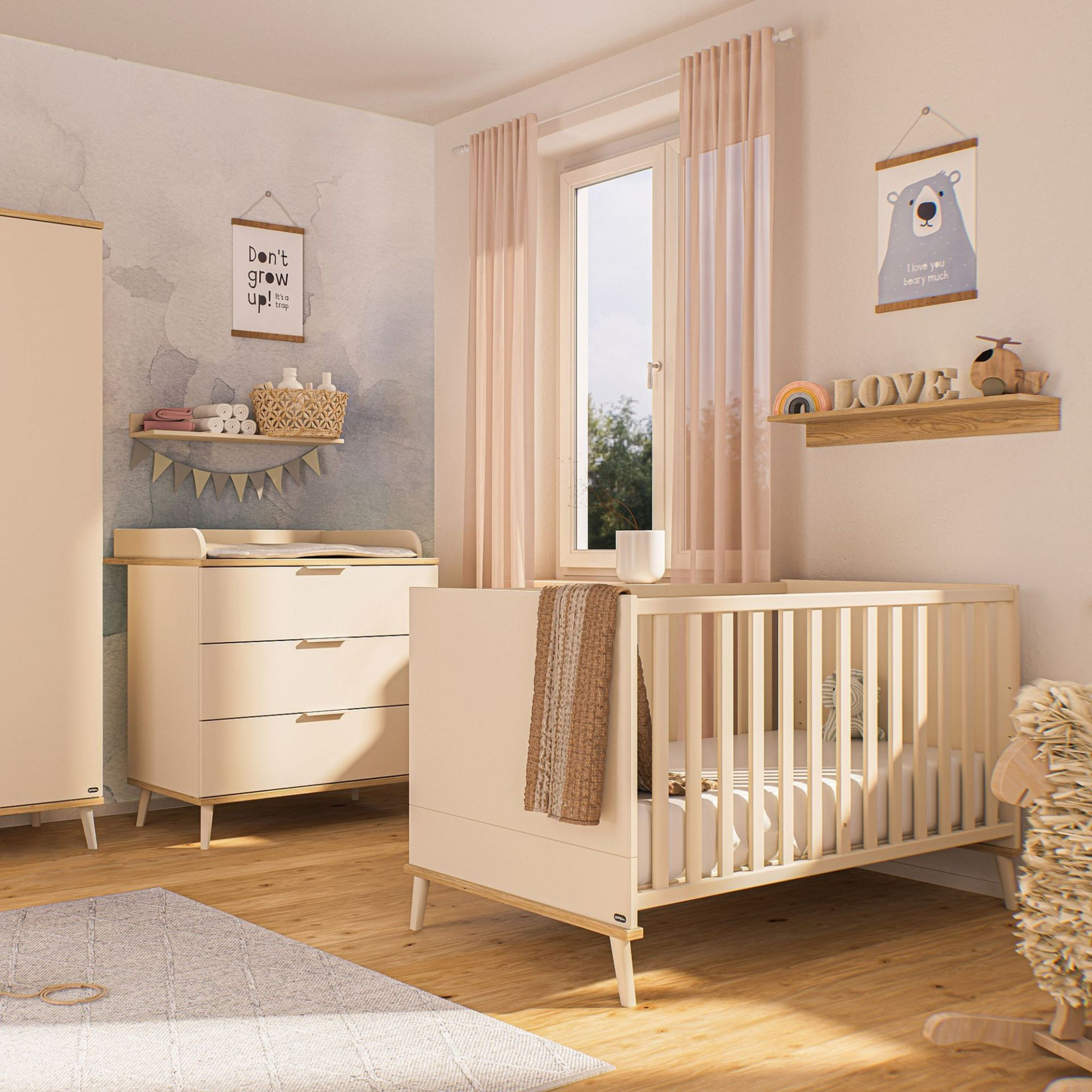 Paidi Paidi - Commode Hazel -  Cashmere Beige (inlusief verlengstuk)