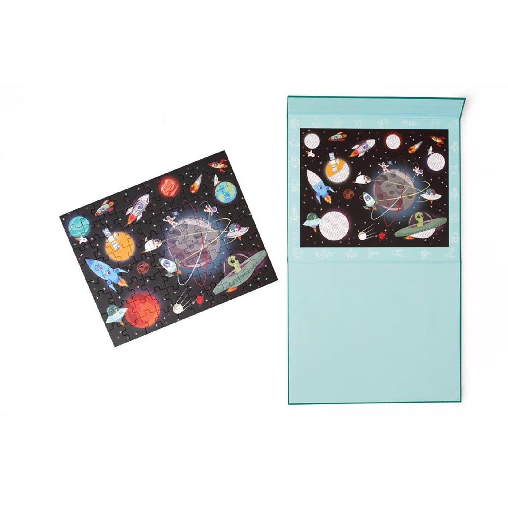 Scratch Scratch - Puzzel Magnetisch MYSTERY - Ruimte 80 pcs