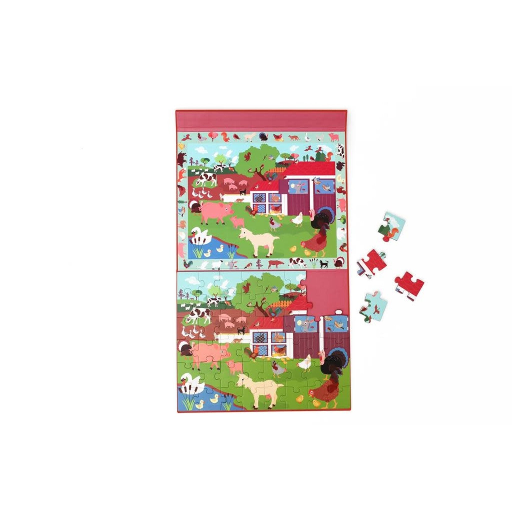 Scratch Scratch - Puzzel Magnetisch DISCOVERY - Boerderij 48pcs