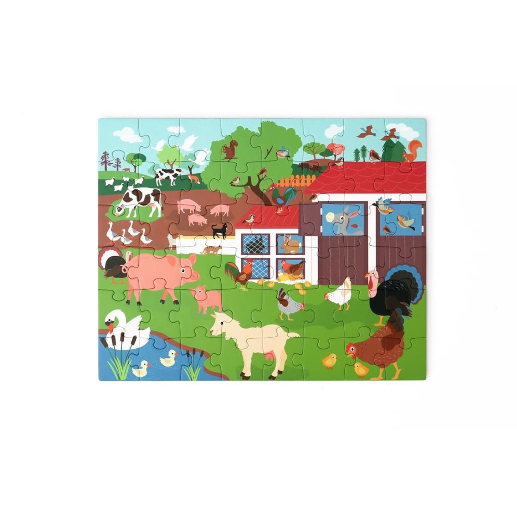 Scratch Scratch - Puzzel Magnetisch DISCOVERY - Boerderij 48pcs