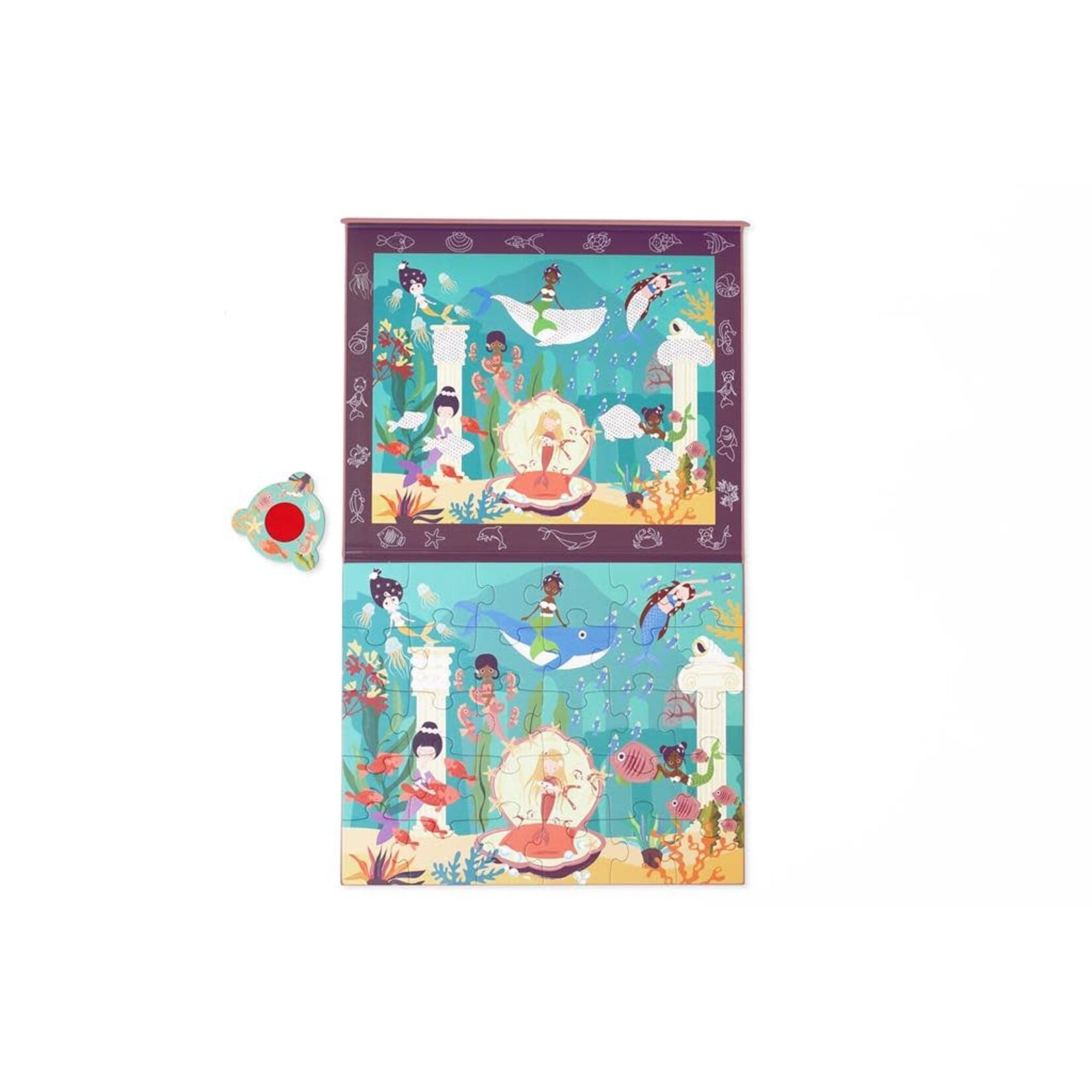 Scratch Scratch - Puzzel Magnetisch MYSTERY - Zeemeermin 30 pcs