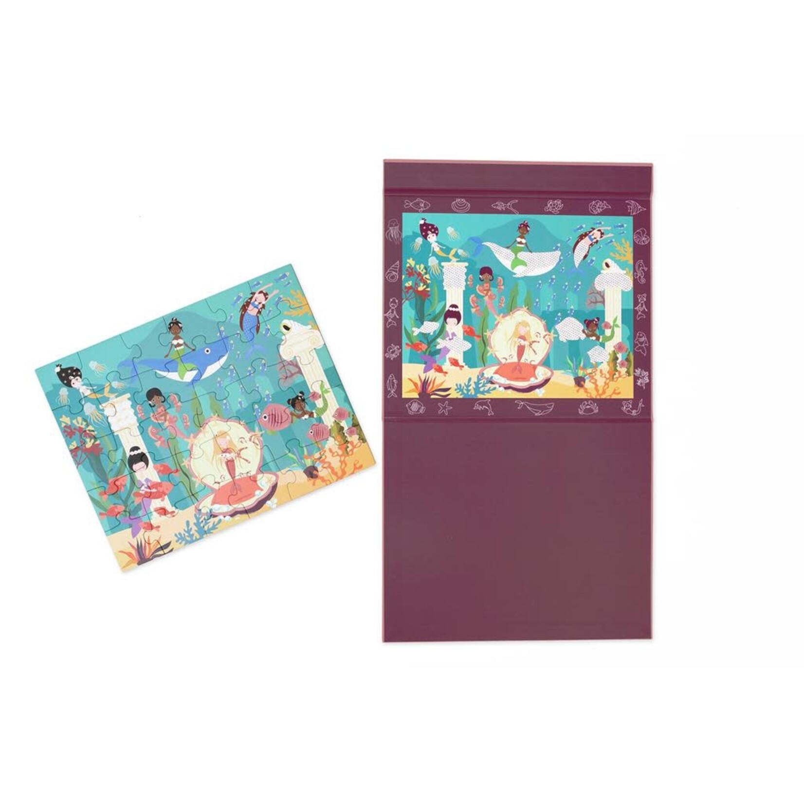 Scratch Scratch - Puzzel Magnetisch MYSTERY - Zeemeermin 30 pcs