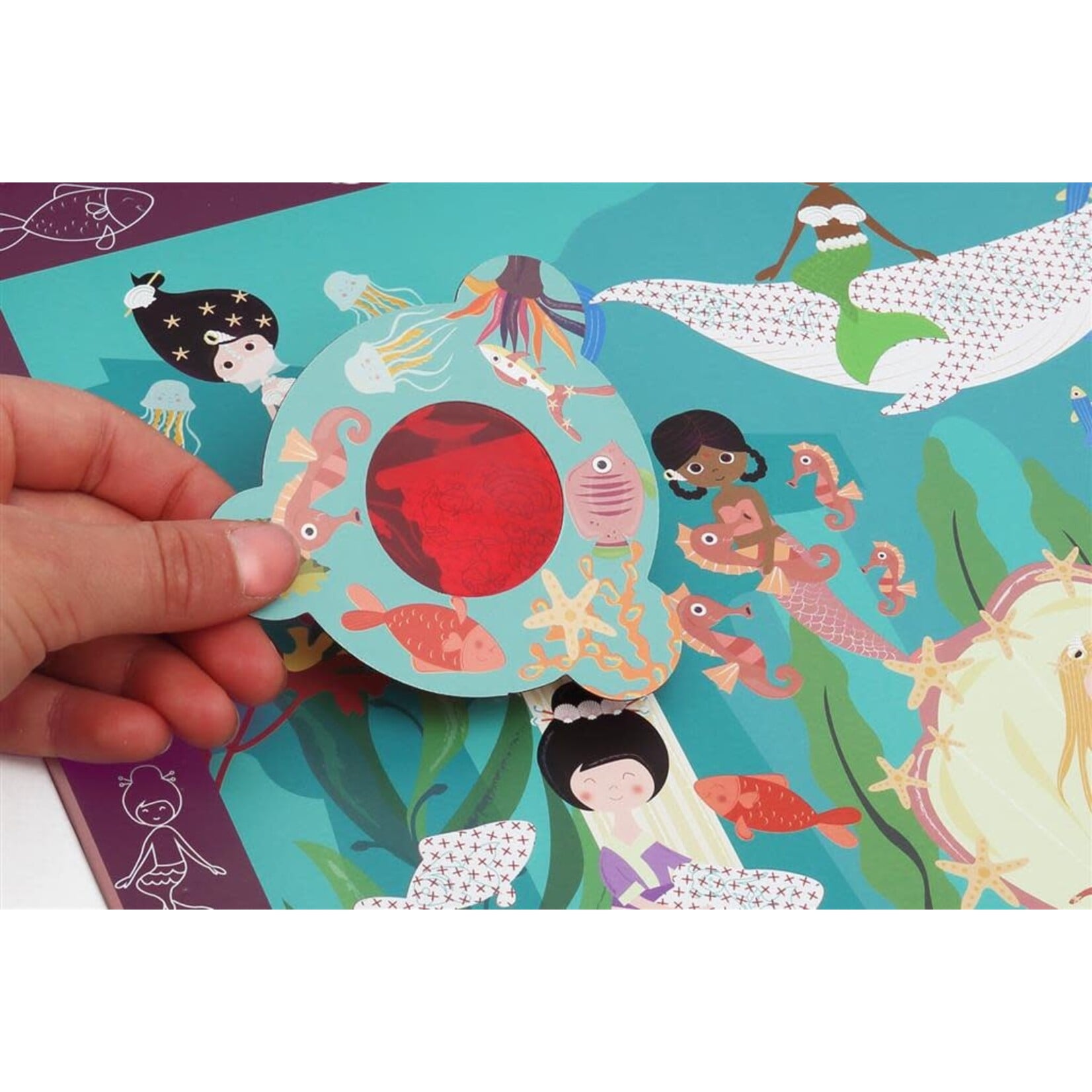 Scratch Scratch - Puzzel Magnetisch MYSTERY - Zeemeermin 30 pcs